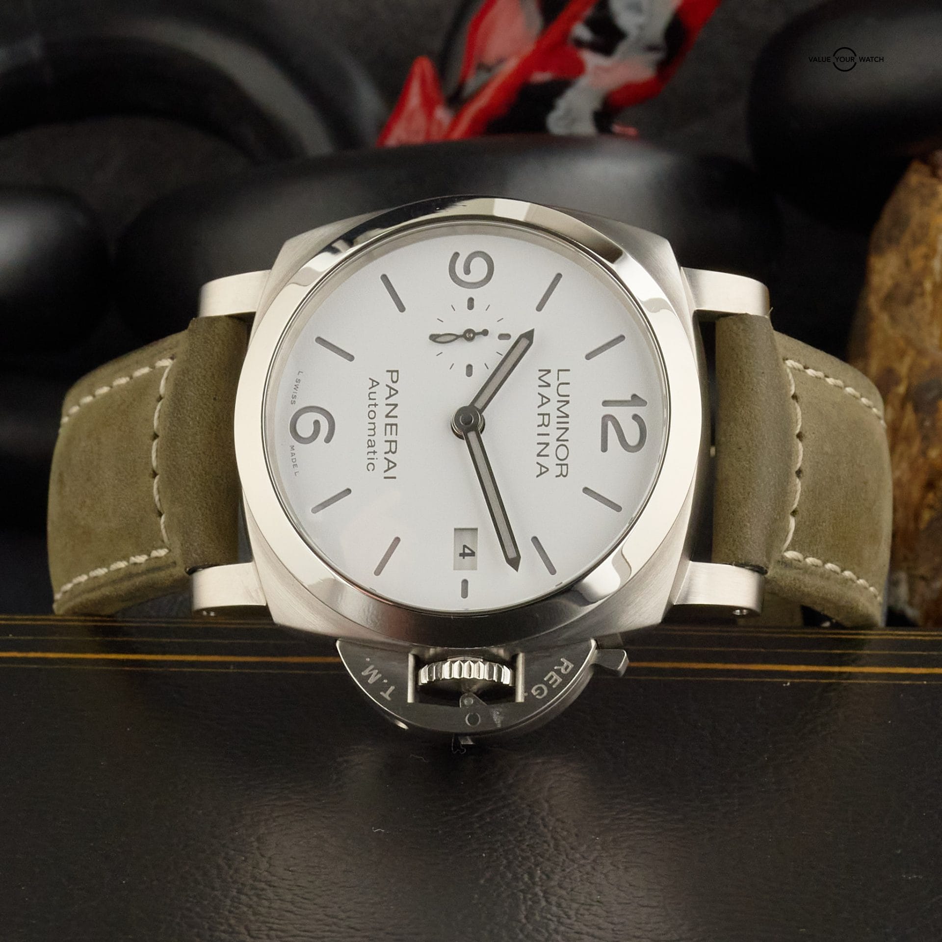 Panerai Luminor Marina PAM01314 - 44mm White Dial Steel w/ Box and Papers - Image 19