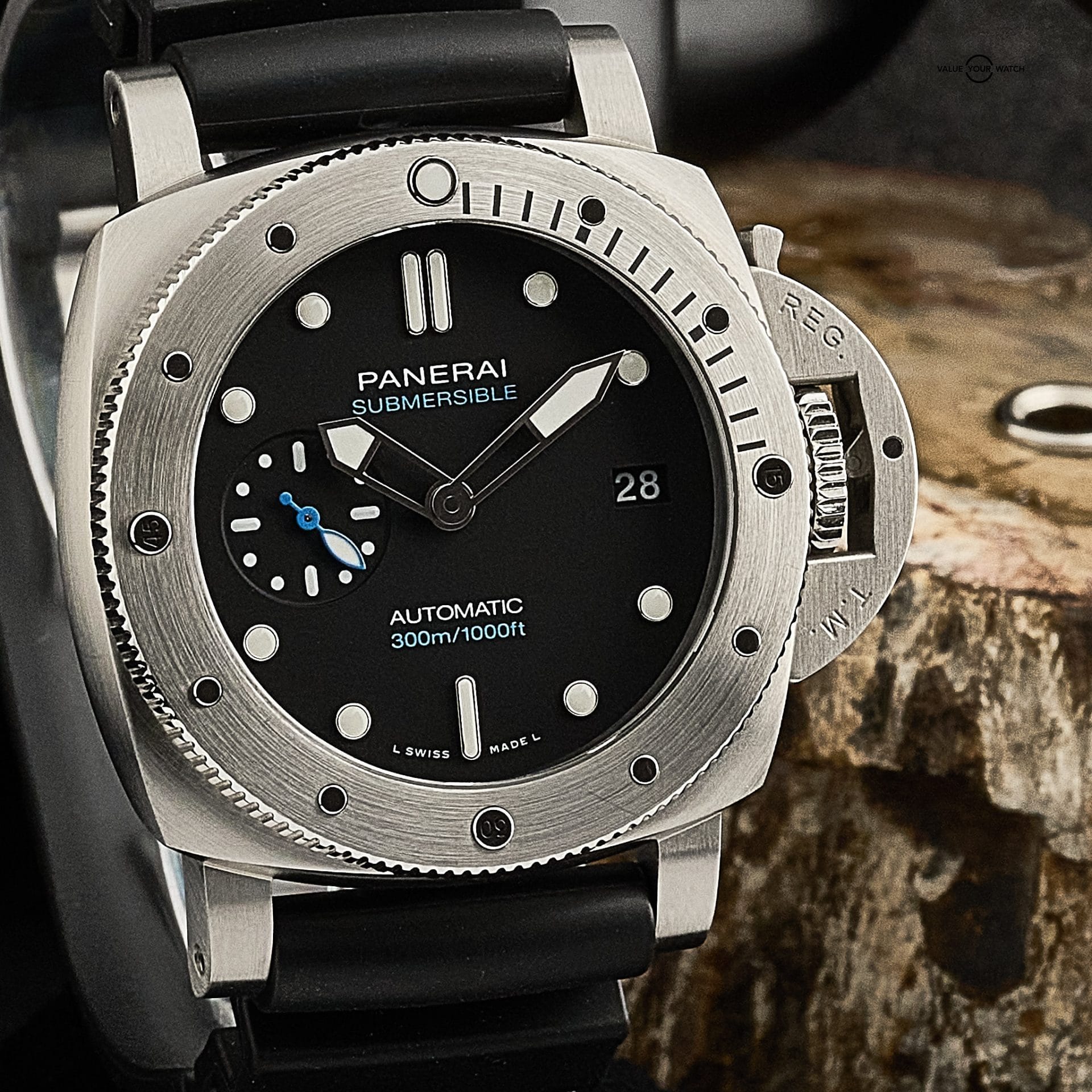 Panerai Luminor Submersible PAM02973 42mm Black Dial Box and Papers - Image 6