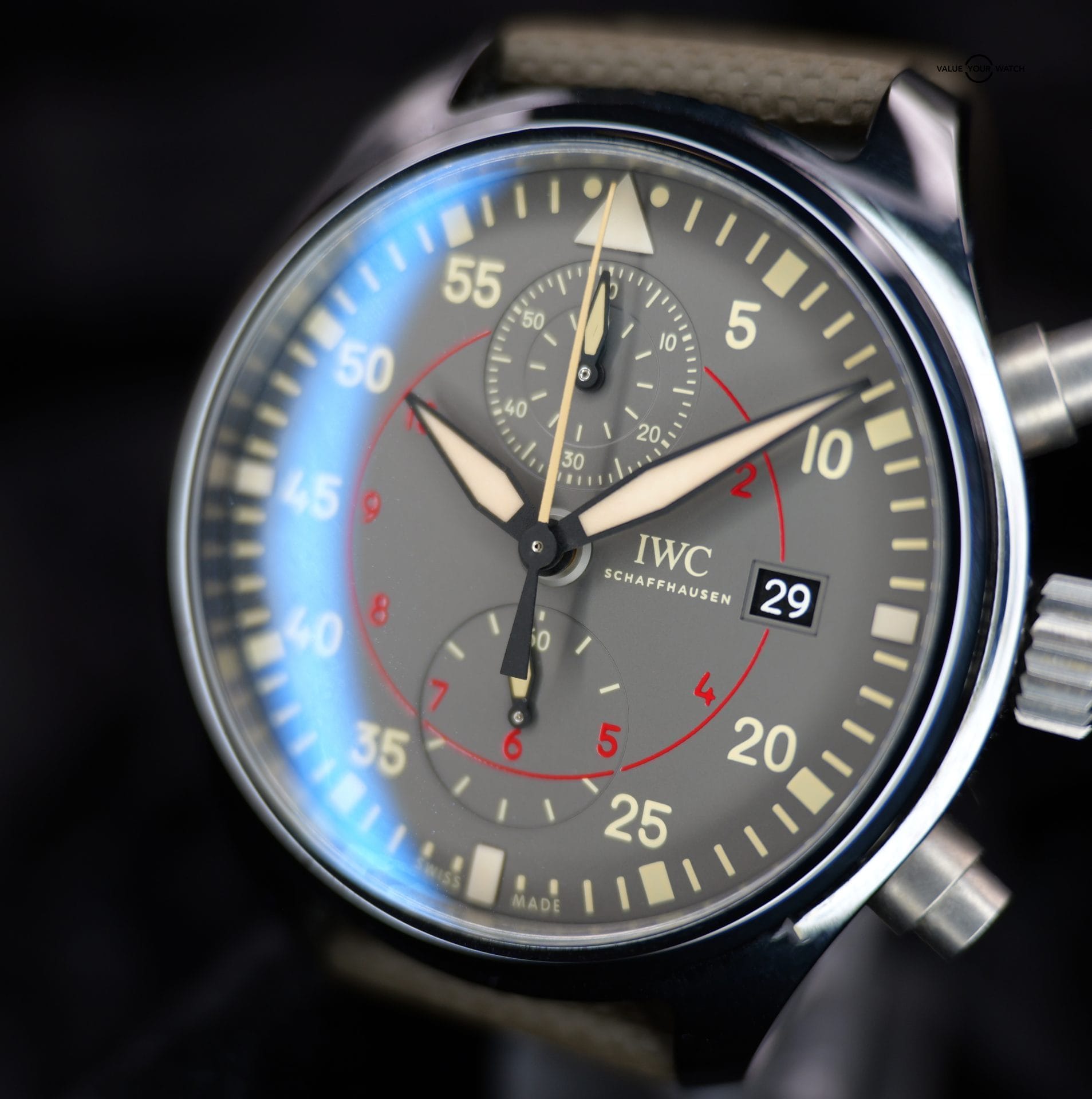 IWC Pilot’s Watch Chronograph TOP GUN Miramar IW389002 44MM Ceramic Black Dial Full Set WARRANTY - Image 2