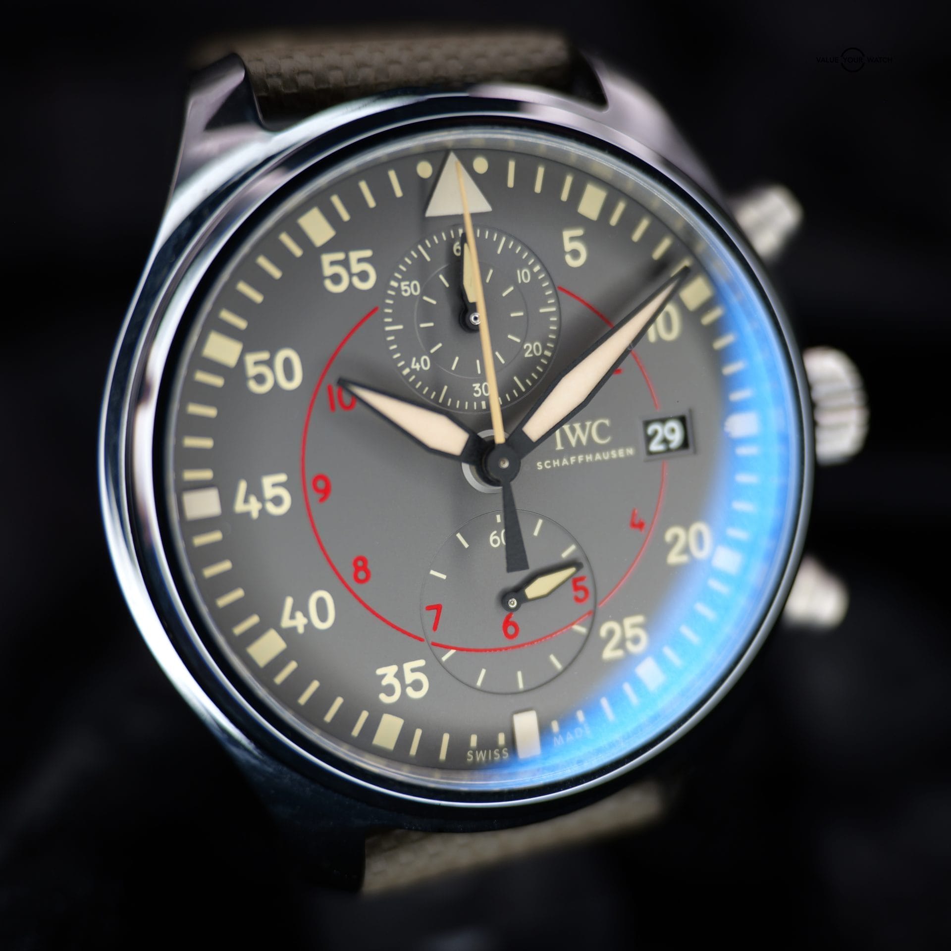 IWC Pilot’s Watch Chronograph TOP GUN Miramar IW389002 44MM Ceramic Black Dial Full Set WARRANTY - Image 3