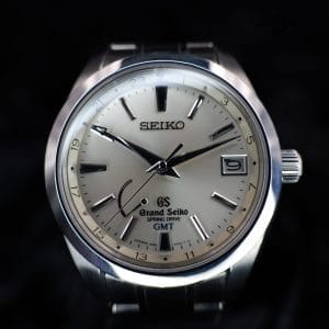 Grand Seiko Spring Drive GMT SBGE005 41MM Steel Silver Dial Full Set WARRANTY