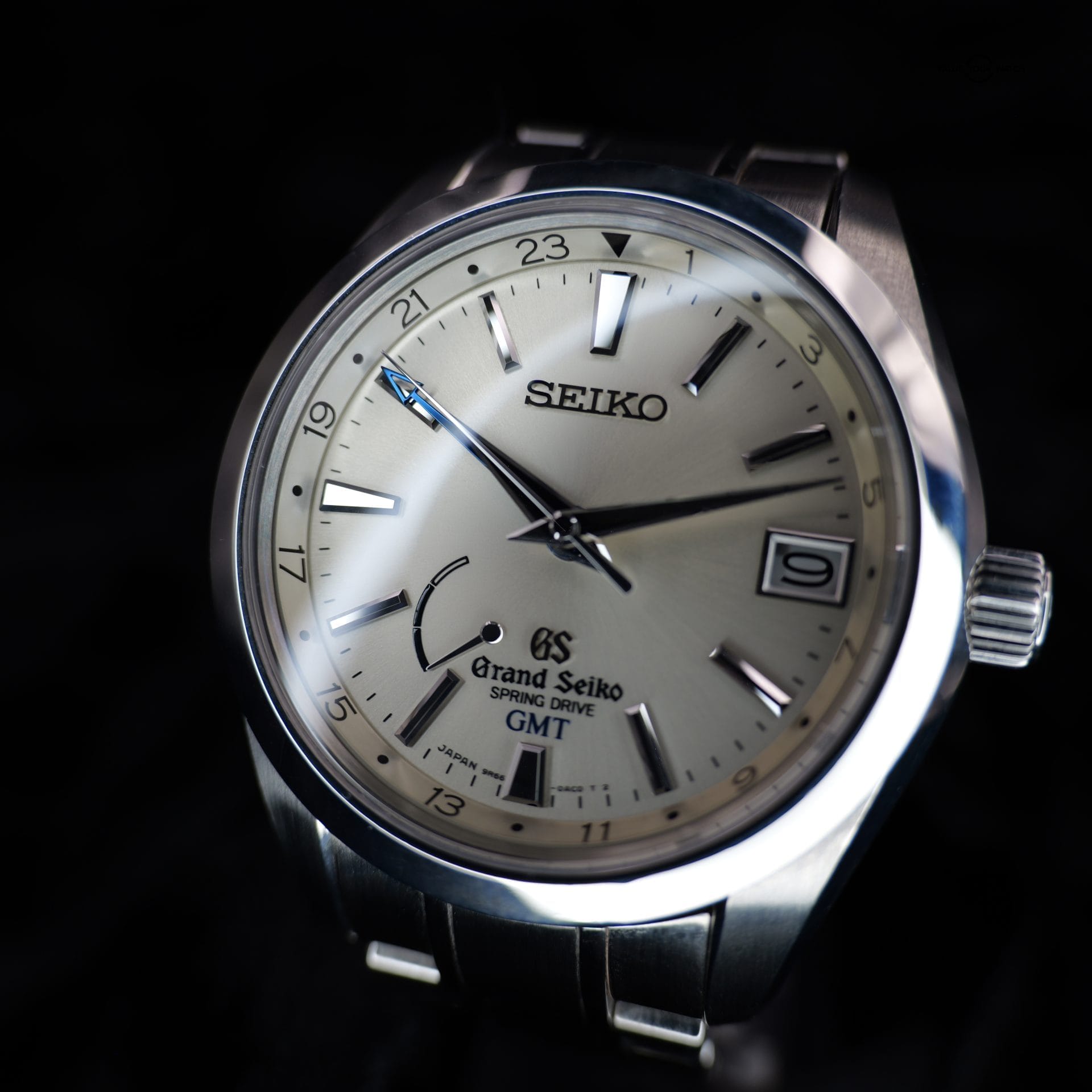 Grand Seiko Spring Drive GMT SBGE005 41MM Steel Silver Dial Full Set WARRANTY - Image 2