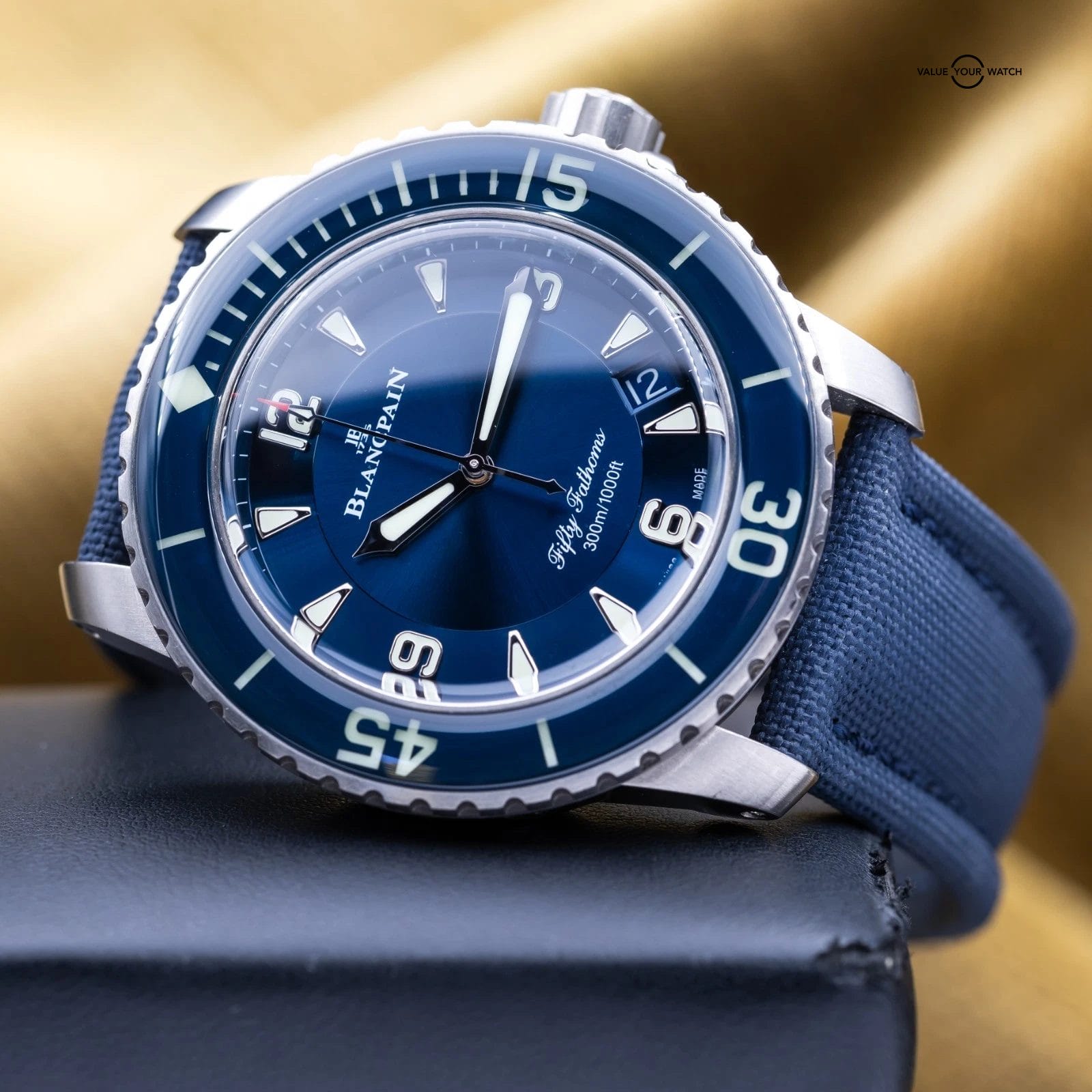 Blancpain Fifty Fathoms Automatique 45mm Titanium 5015-12B40-O52A - Complete Set - Image 5