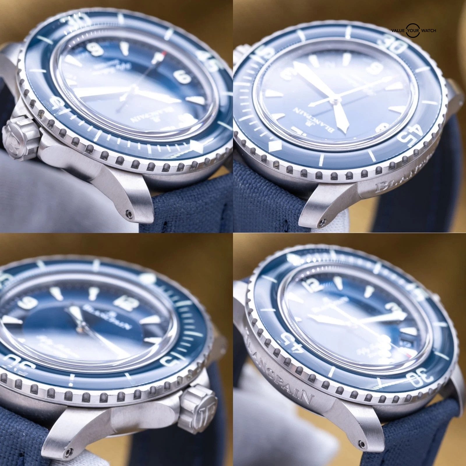 Blancpain Fifty Fathoms Automatique 45mm Titanium 5015-12B40-O52A - Complete Set - Image 10