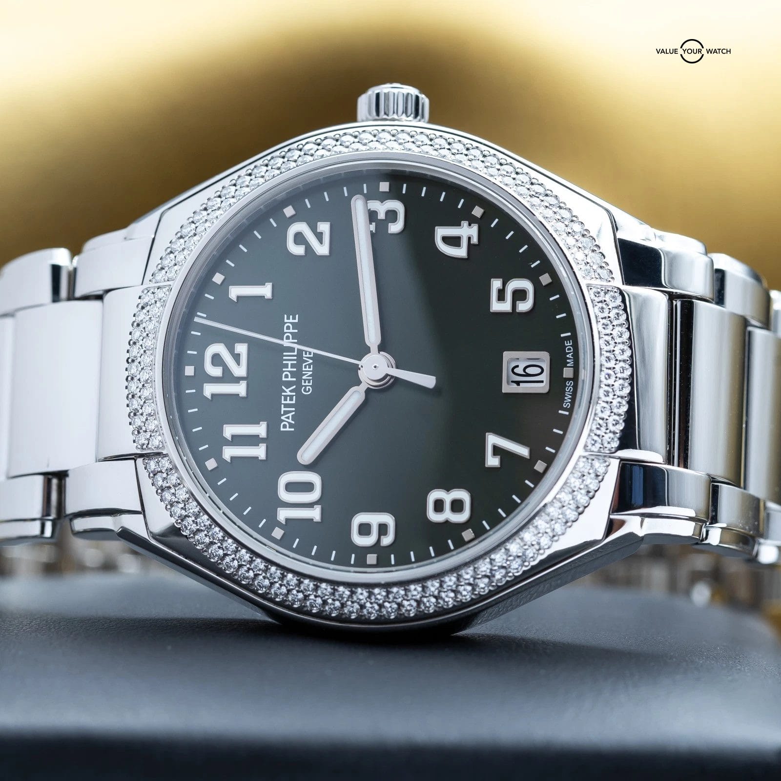 Patek Philippe Twenty~4 Automatic Stainless Steel Green Dial 36mm 7300/1200A-011 - Image 3