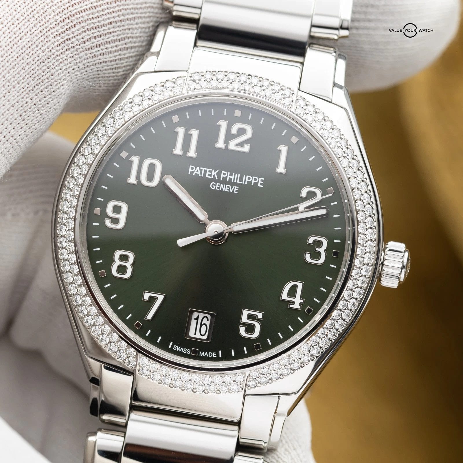 Patek Philippe Twenty~4 Automatic Stainless Steel Green Dial 36mm 7300/1200A-011 - Image 4