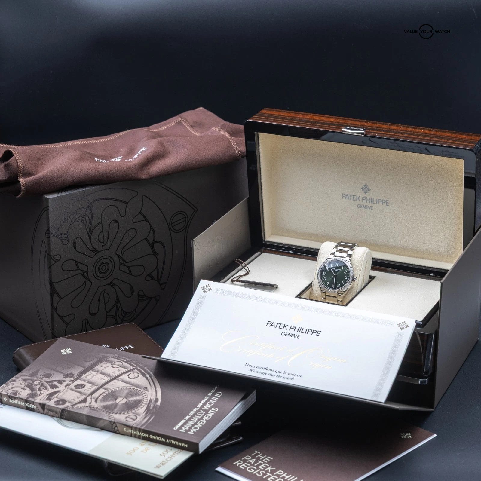 Patek Philippe Twenty~4 Automatic Stainless Steel Green Dial 36mm 7300/1200A-011 - Image 14