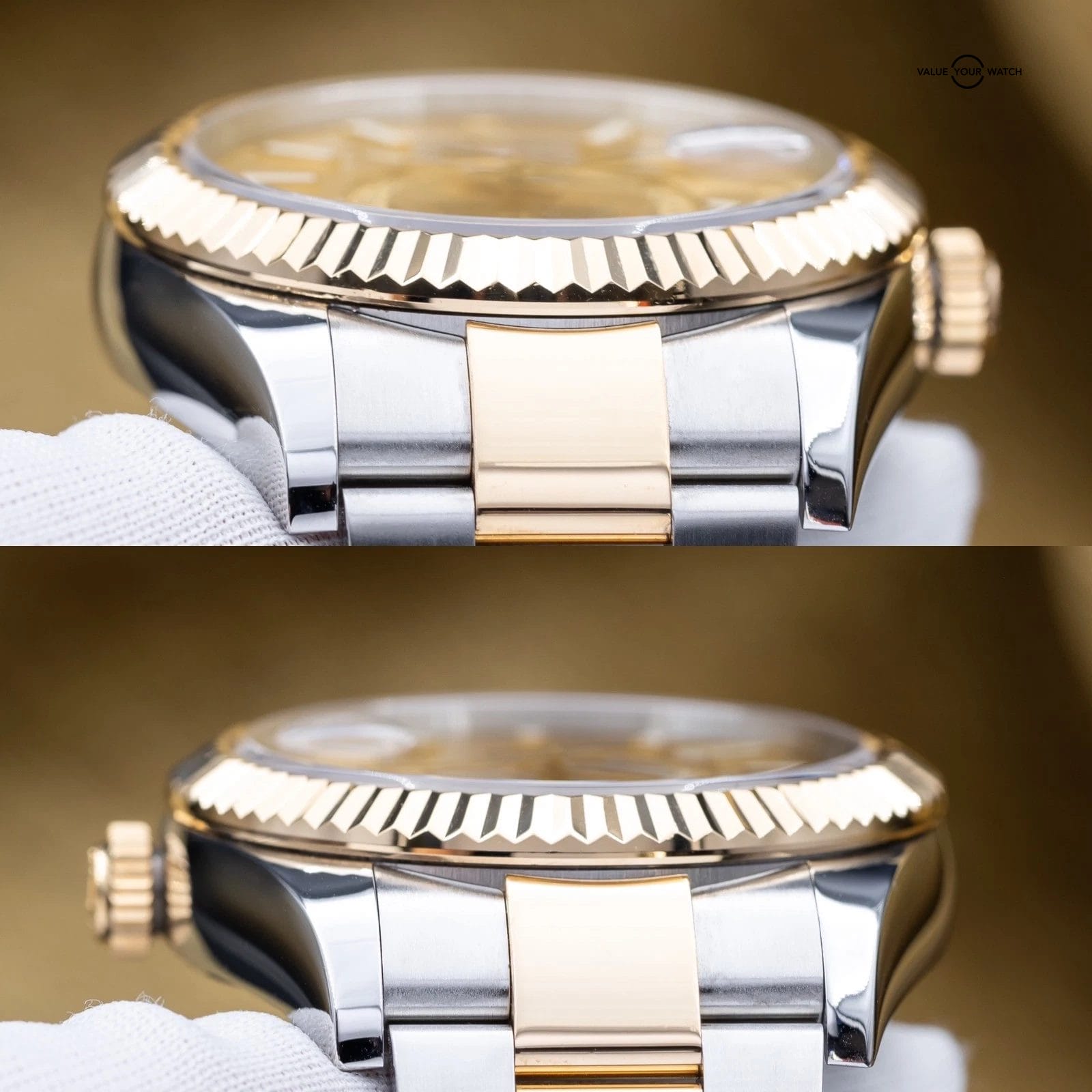 Rolex Sky-Dweller Yellow Gold Stainless Steel Champagne Dial 326933 - Full Set - Image 9