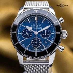 2025 Breitling Superocean Heritage Ii Chrono B01 44 Blue AB0162121C1S1 Full Set