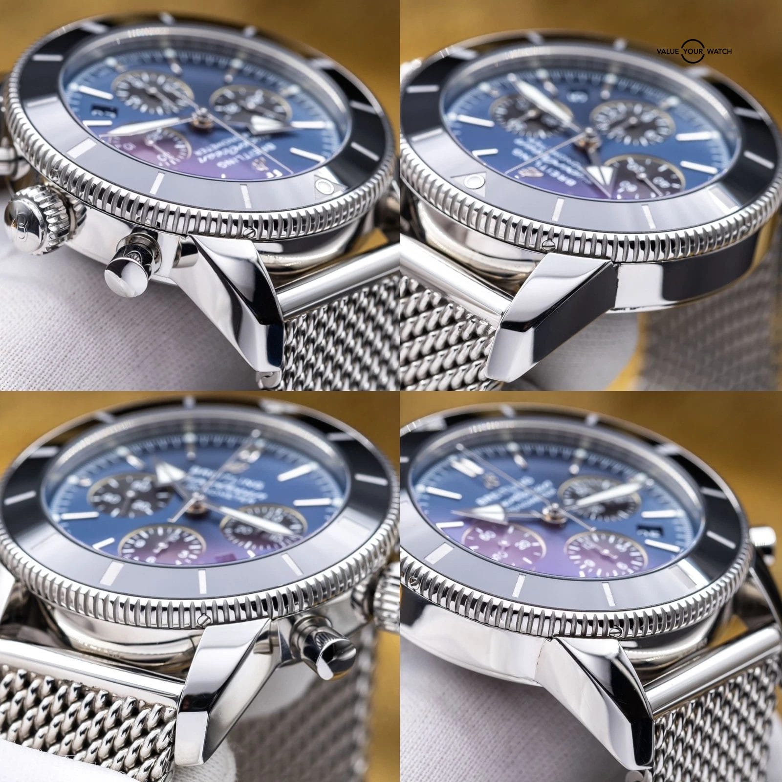 2025 Breitling Superocean Heritage Ii Chrono B01 44 Blue AB0162121C1S1 Full Set - Image 8