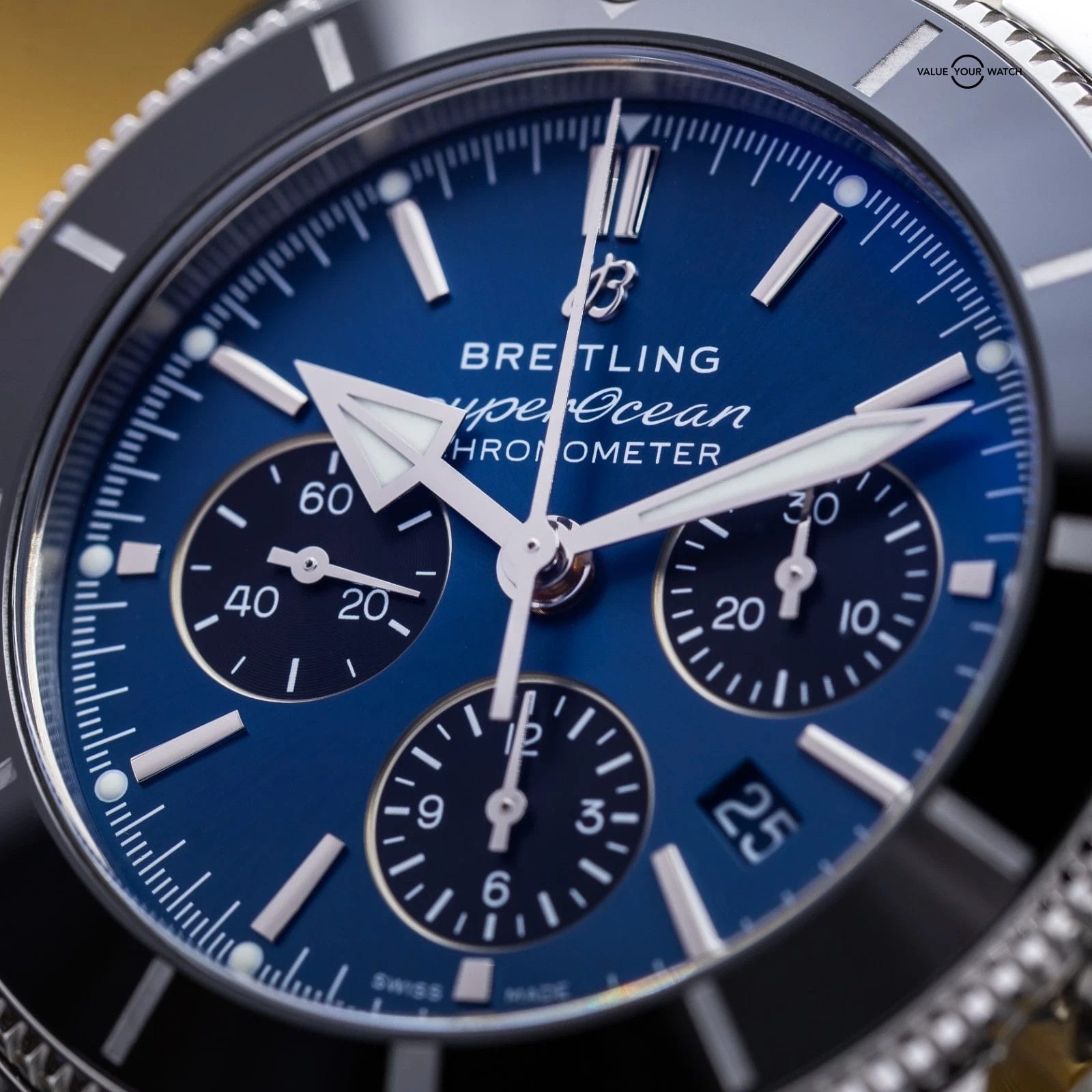 2025 Breitling Superocean Heritage Ii Chrono B01 44 Blue AB0162121C1S1 Full Set - Image 12