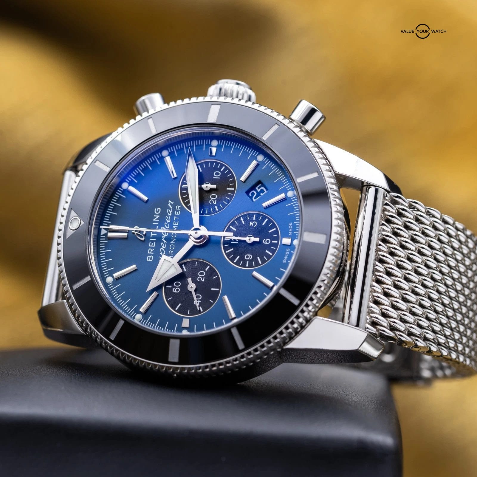 2025 Breitling Superocean Heritage Ii Chrono B01 44 Blue AB0162121C1S1 Full Set - Image 17