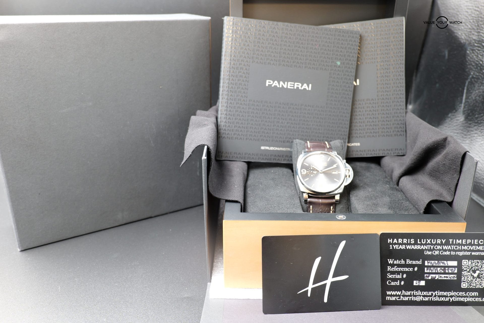 Panerai Luminor Due PAM00943 PAM943 45MM Grey Dial Full Set WARRANTY - Image 10