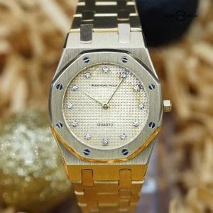 Audemars Piguet Royal Oak Yellow Gold Ladies Champagne 30mm – Full SERVICE by AP