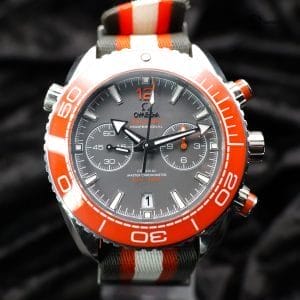 Omega Seamaster Planet Ocean Chronograph 215.32.46.51.99.001 45.5MM Steel Grey Dial Full Set WARRANTY