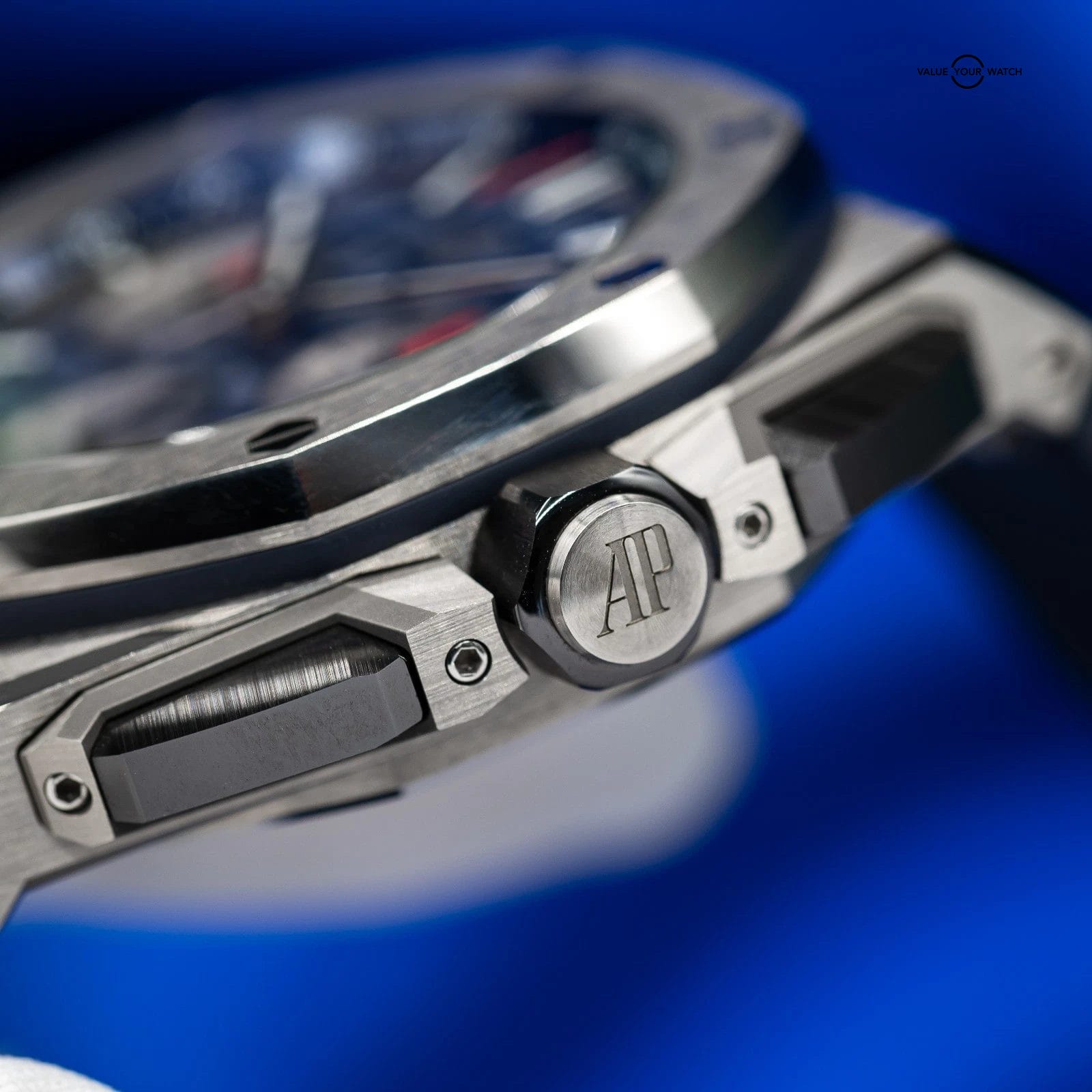 Audemars Piguet Royal Oak Offshore Titanium Blue Men's Watch 26420TI Full Set - Image 9