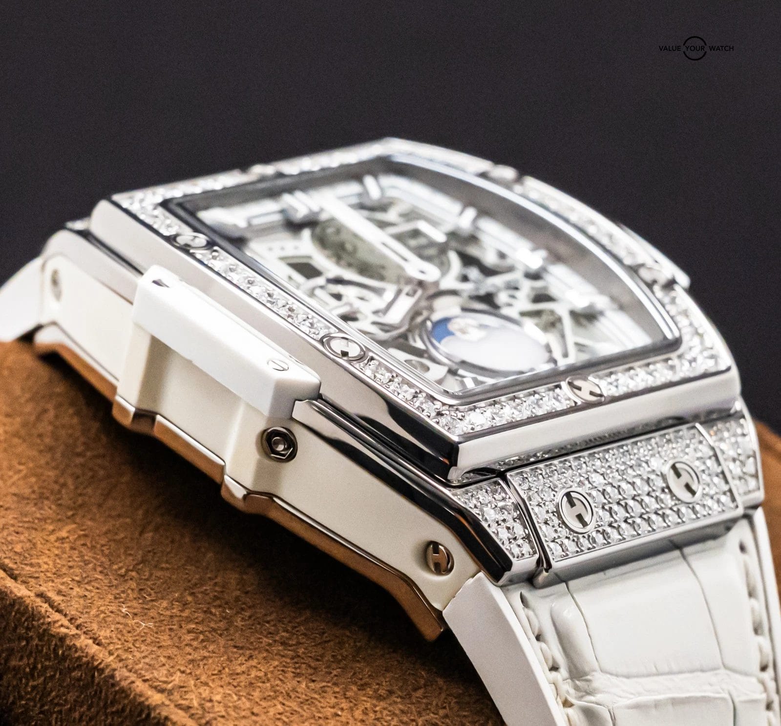 Hublot Spirit of Big Bang Moonphase Titanium Pave 42mm 647.NE.2070.RW.1604 - Image 13