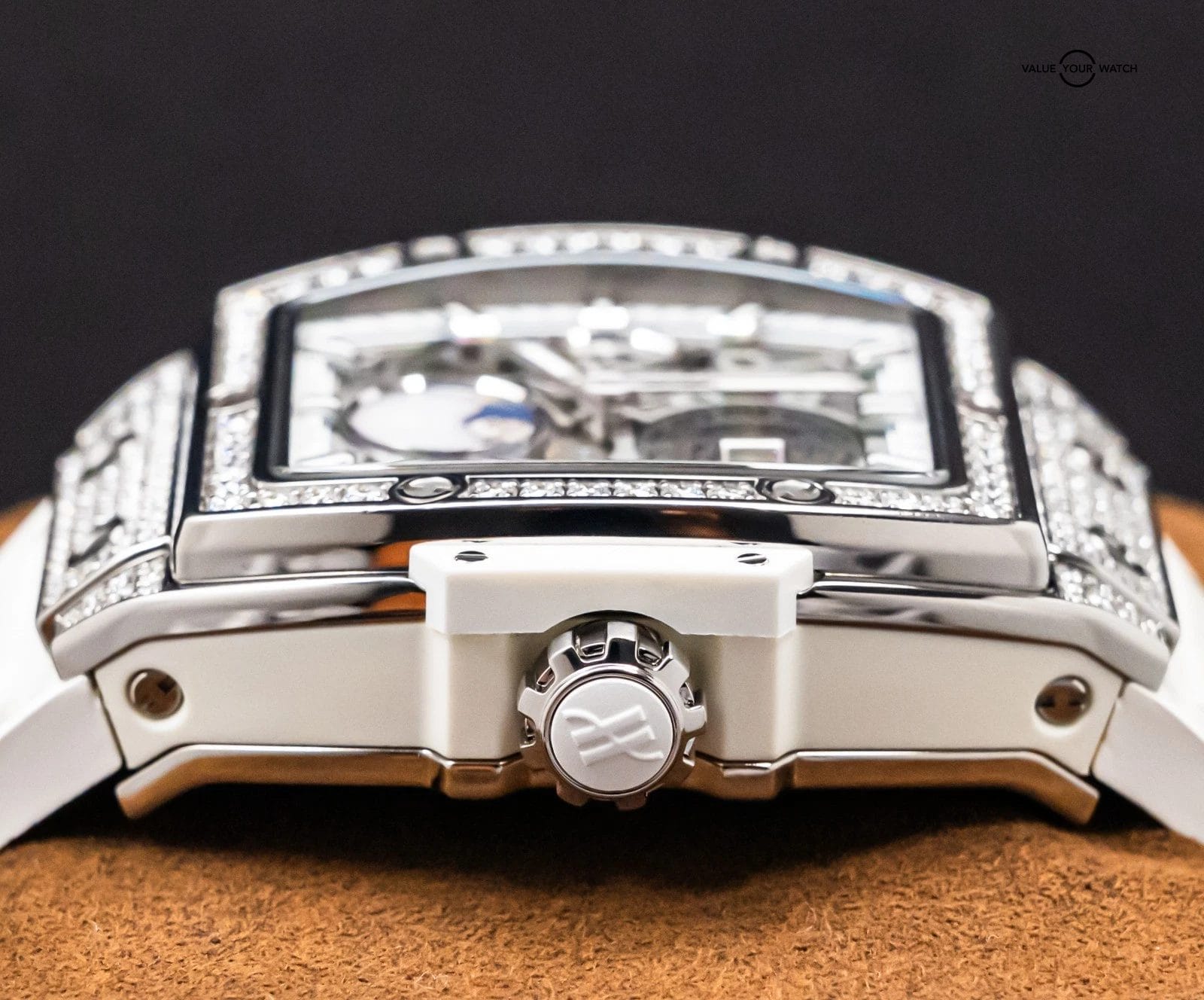 Hublot Spirit of Big Bang Moonphase Titanium Pave 42mm 647.NE.2070.RW.1604 - Image 15