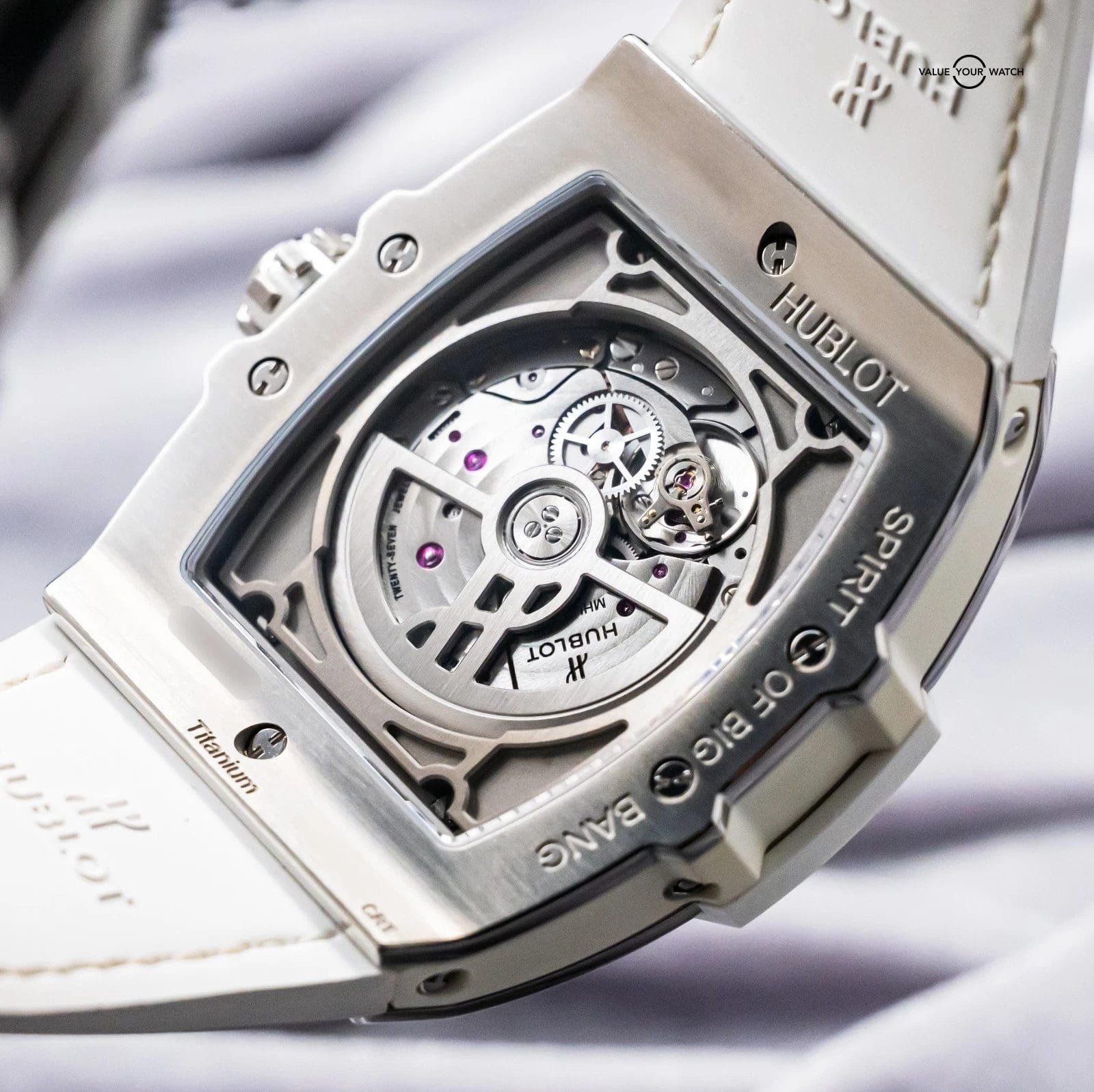 Hublot Spirit of Big Bang Moonphase Titanium Pave 42mm 647.NE.2070.RW.1604 - Image 17