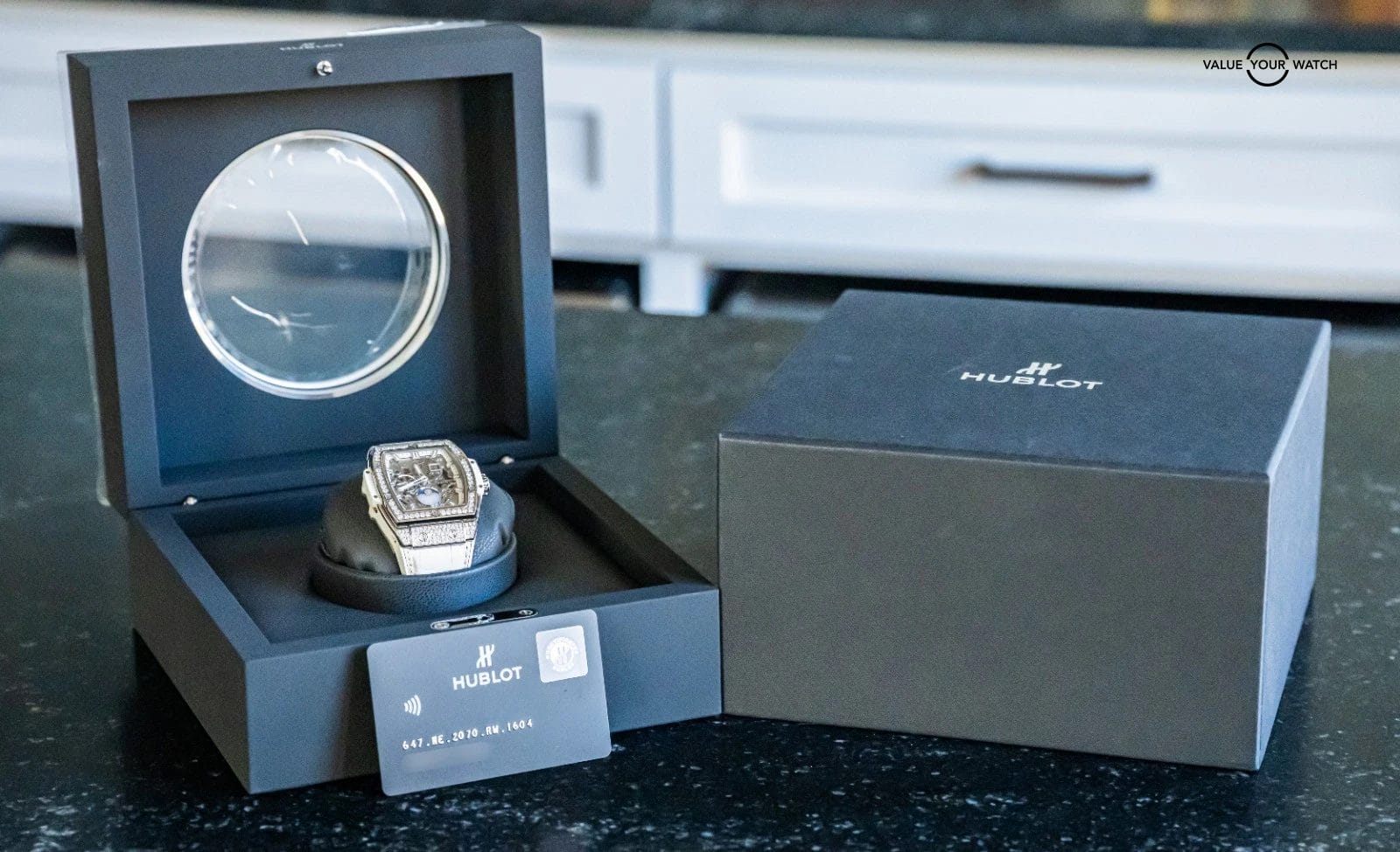 Hublot Spirit of Big Bang Moonphase Titanium Pave 42mm 647.NE.2070.RW.1604 - Image 20