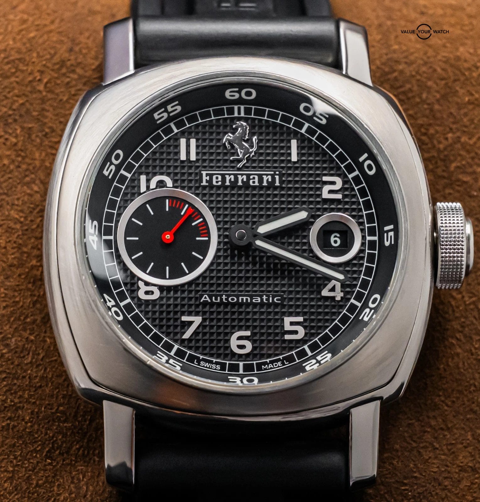 Panerai Ferrari Granturismo Automatic 45mm Black Dial Steel FER00001 FER1 FER 1 - Image 6