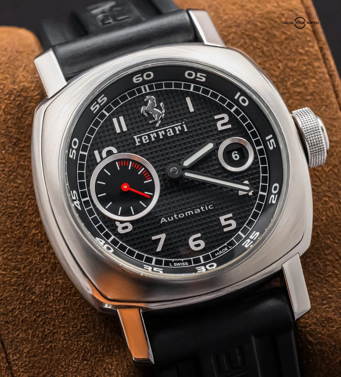 Panerai Ferrari Granturismo Automatic 45mm Black Dial Steel FER00001 FER1 FER 1 - Image 7