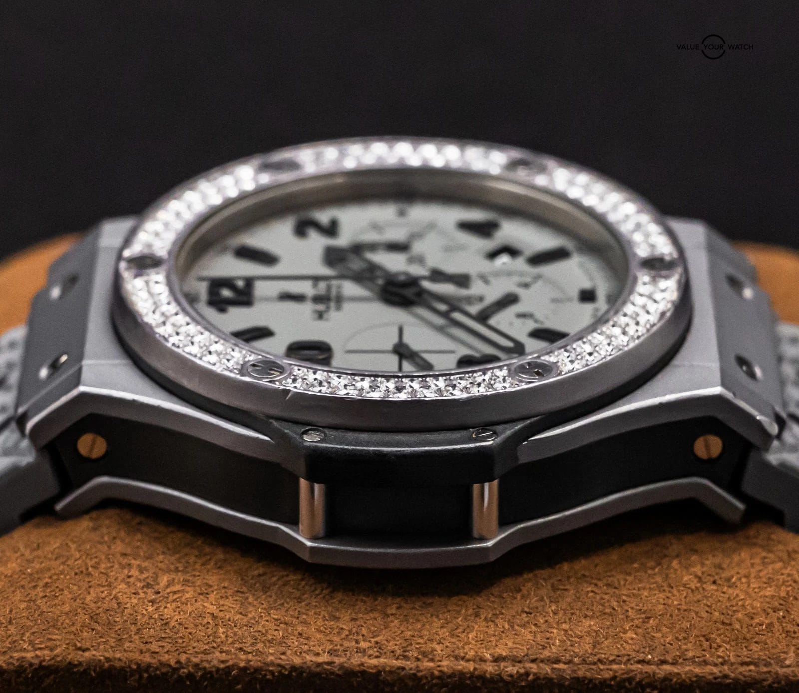 Hublot Big Bang 44mm Tantalum & Diamonds $30K MSRP Chronograph 301.AI.460.RX.114 - Image 7
