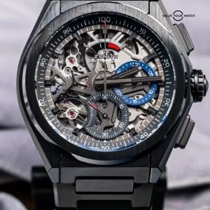 Zenith Defy El Primero 21 Black Ceramic Case & Bracelet $17K MSRP SERVICED