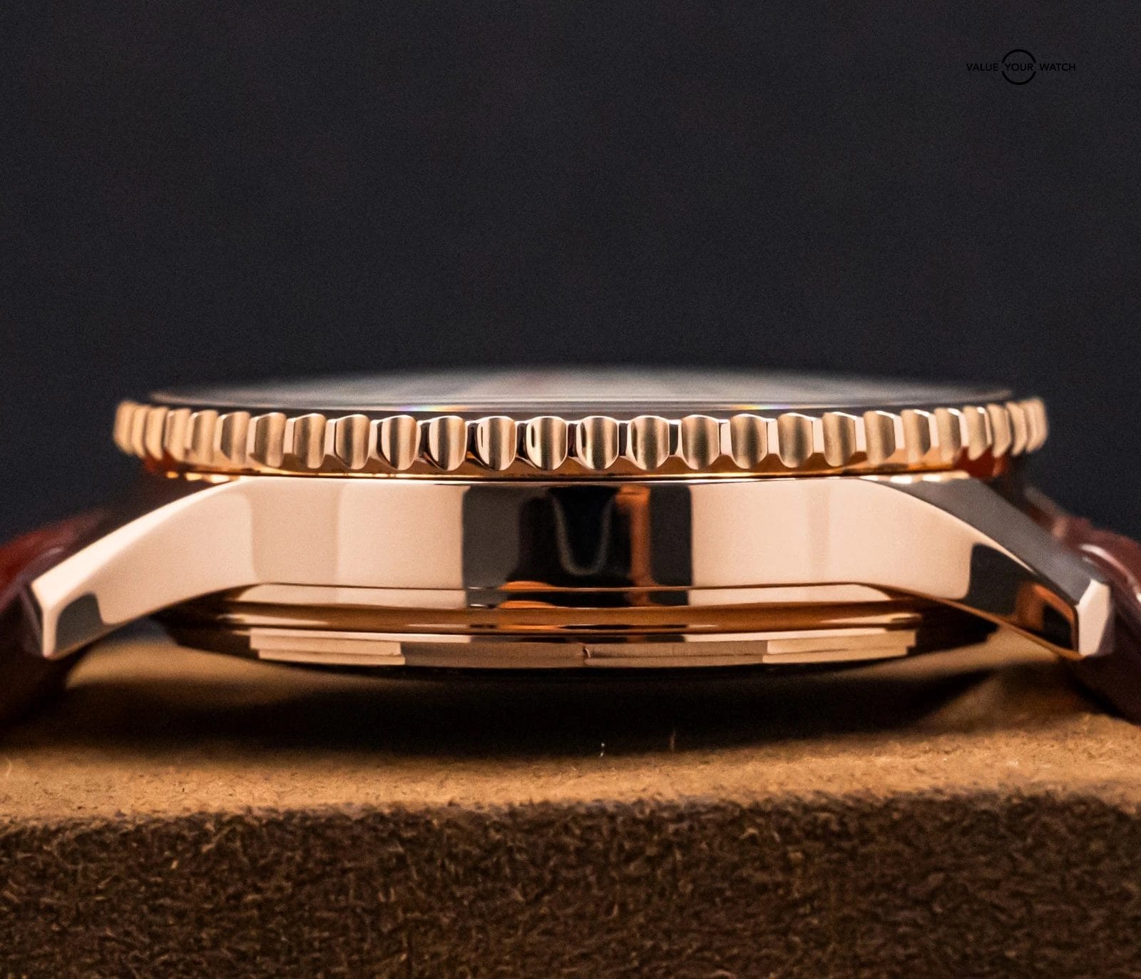 Breitling Navitimer 1 B01 Chronograph 46 Rose Gold Brown Croco RB0127 - Image 4