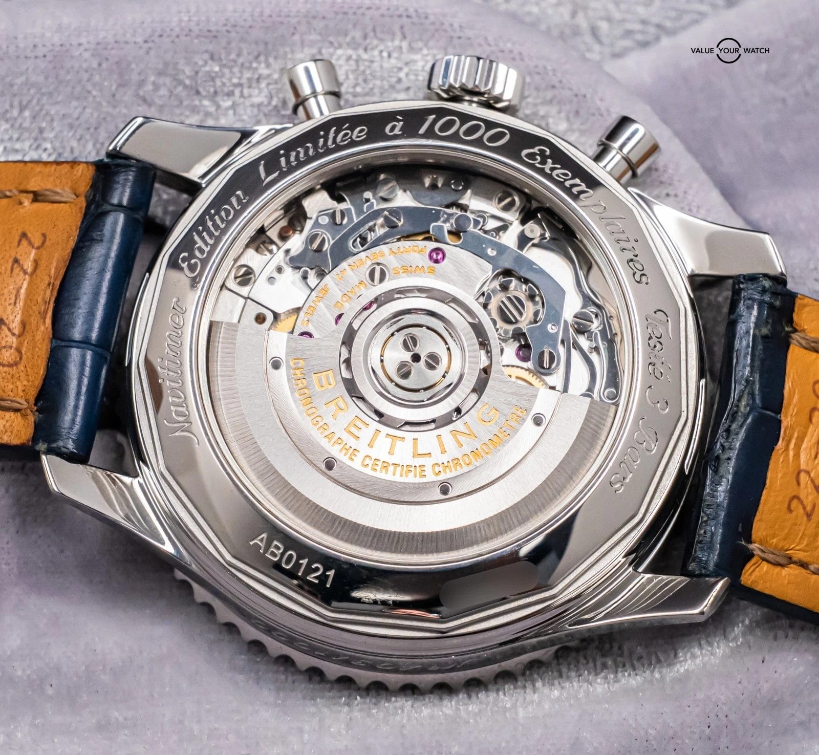 Breitling Navitimer 01 Blue Edition Limited of 1000 Blue Eye 43mm AB012116/BE09 - Image 13