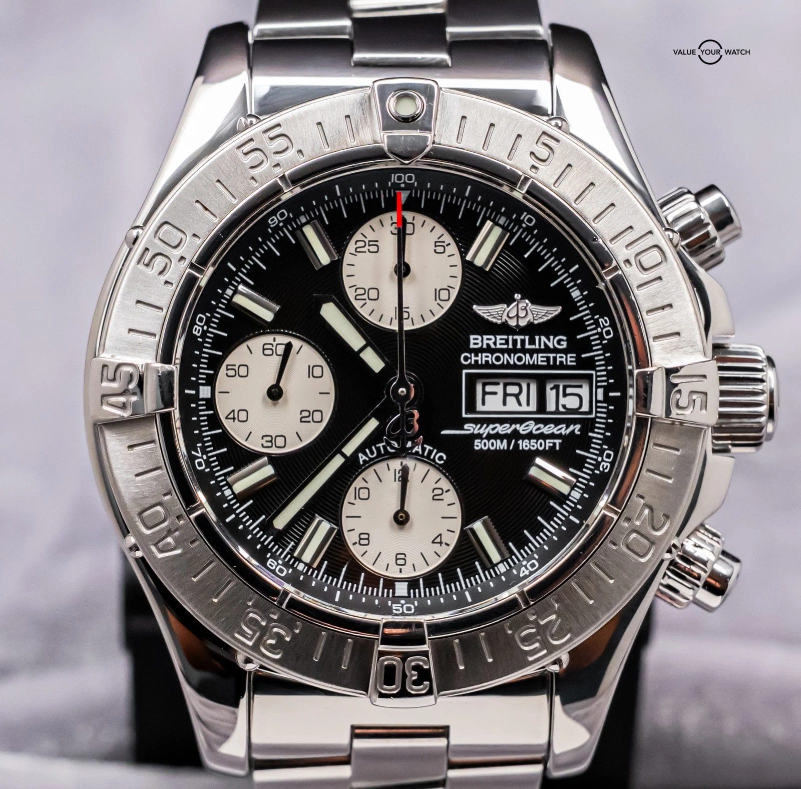 Breitling Chrono Superocean 42mm Bracelet Automatic Chronograph Steel A13340 - Image 3