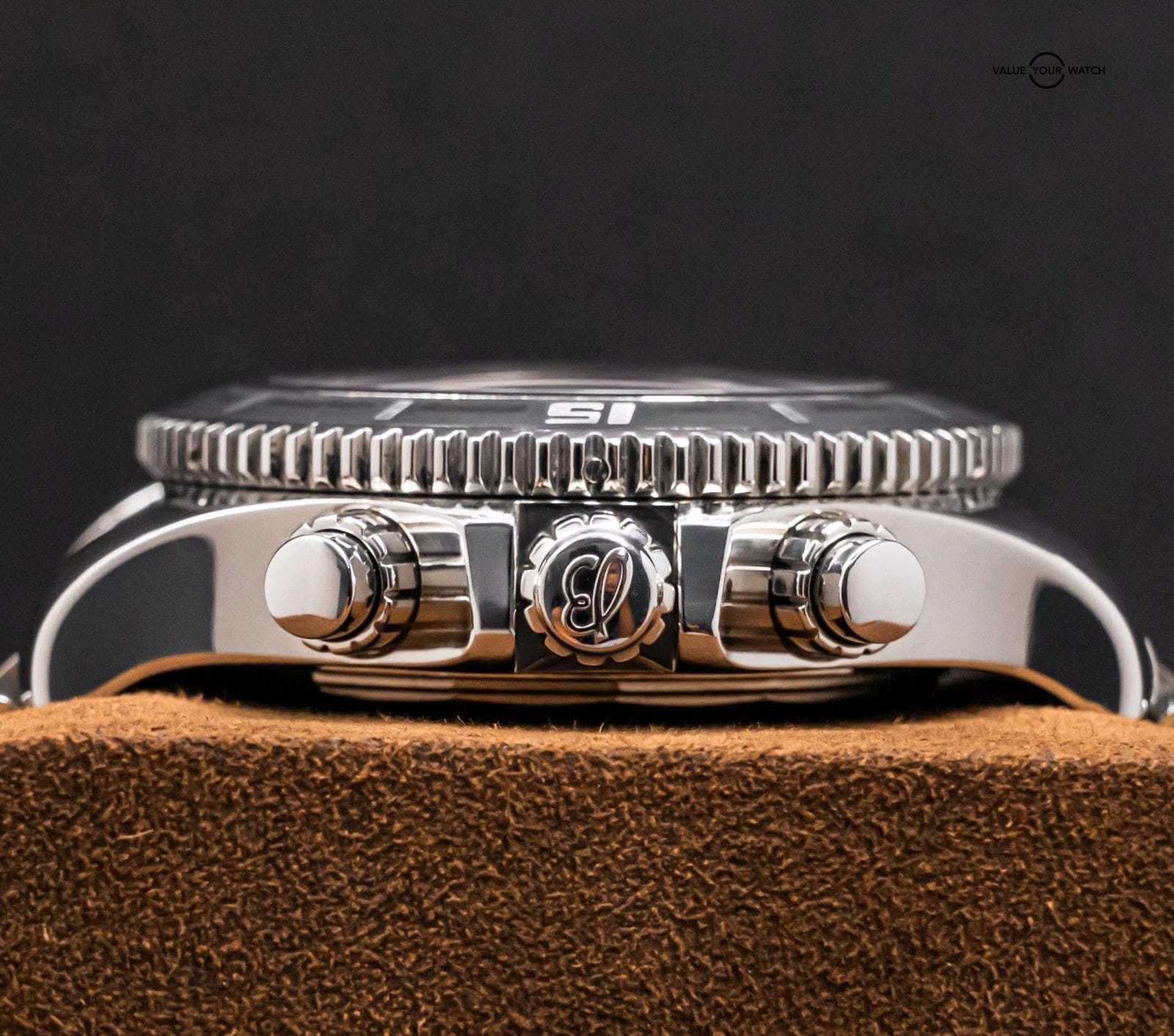 Breitling Superocean Chronograph M2000 Black 46mm Stainless Aviation Dive A73310 - Image 8