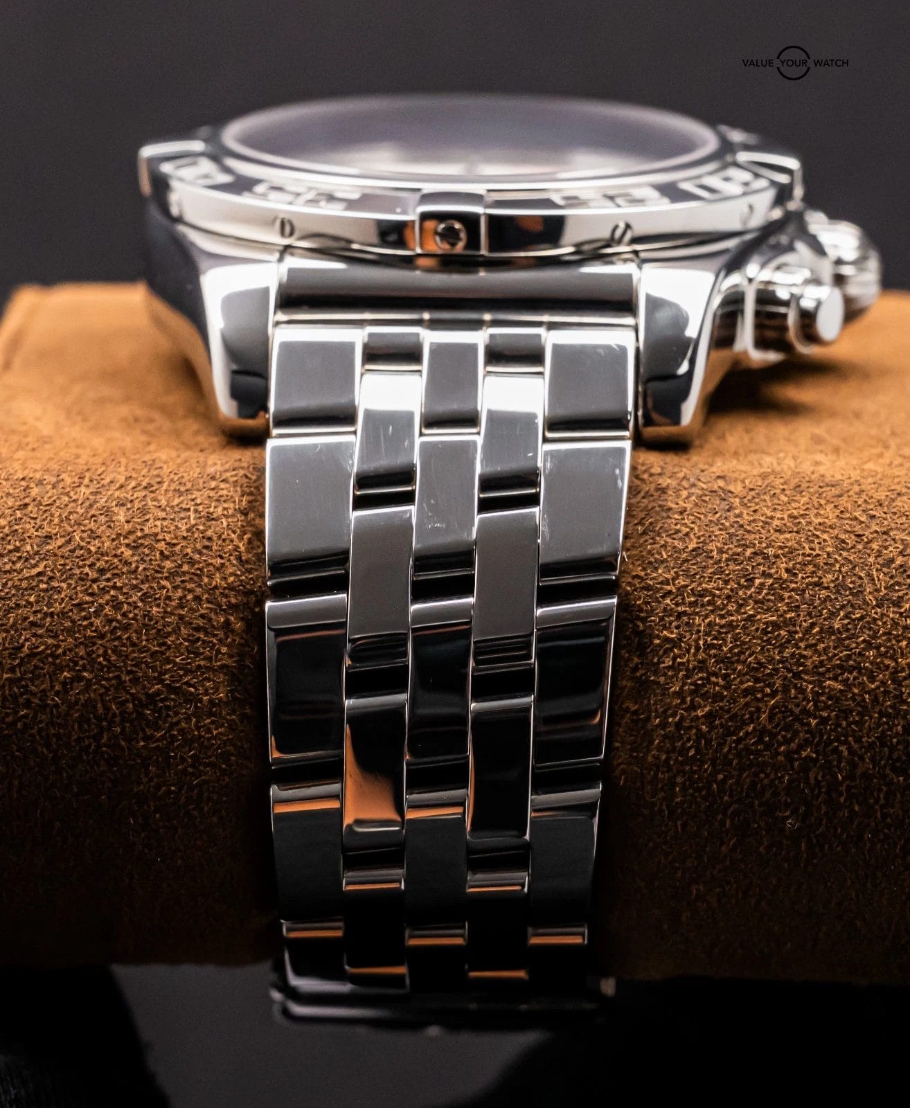 Breitling Chronomat GMT 47 mm Black Dial $10K MSR Chronograph Stainless AB0410 - Image 6