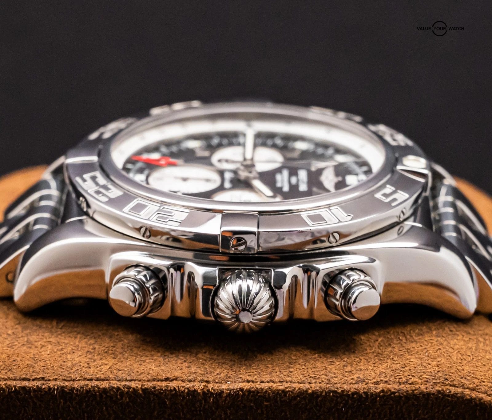 Breitling Chronomat GMT 47 mm Black Dial $10K MSR Chronograph Stainless AB0410 - Image 11