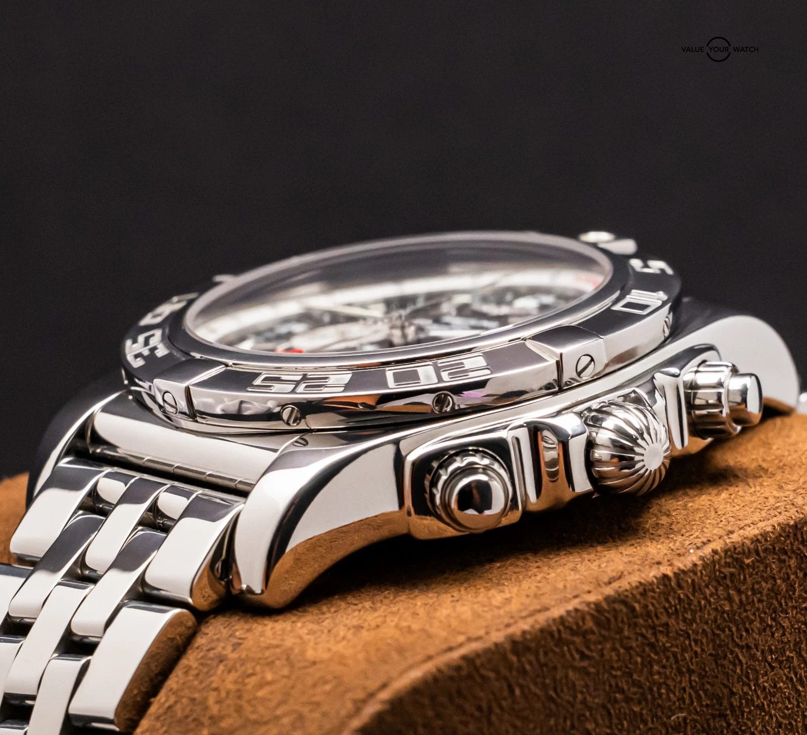 Breitling Chronomat GMT 47 mm Black Dial $10K MSR Chronograph Stainless AB0410 - Image 13