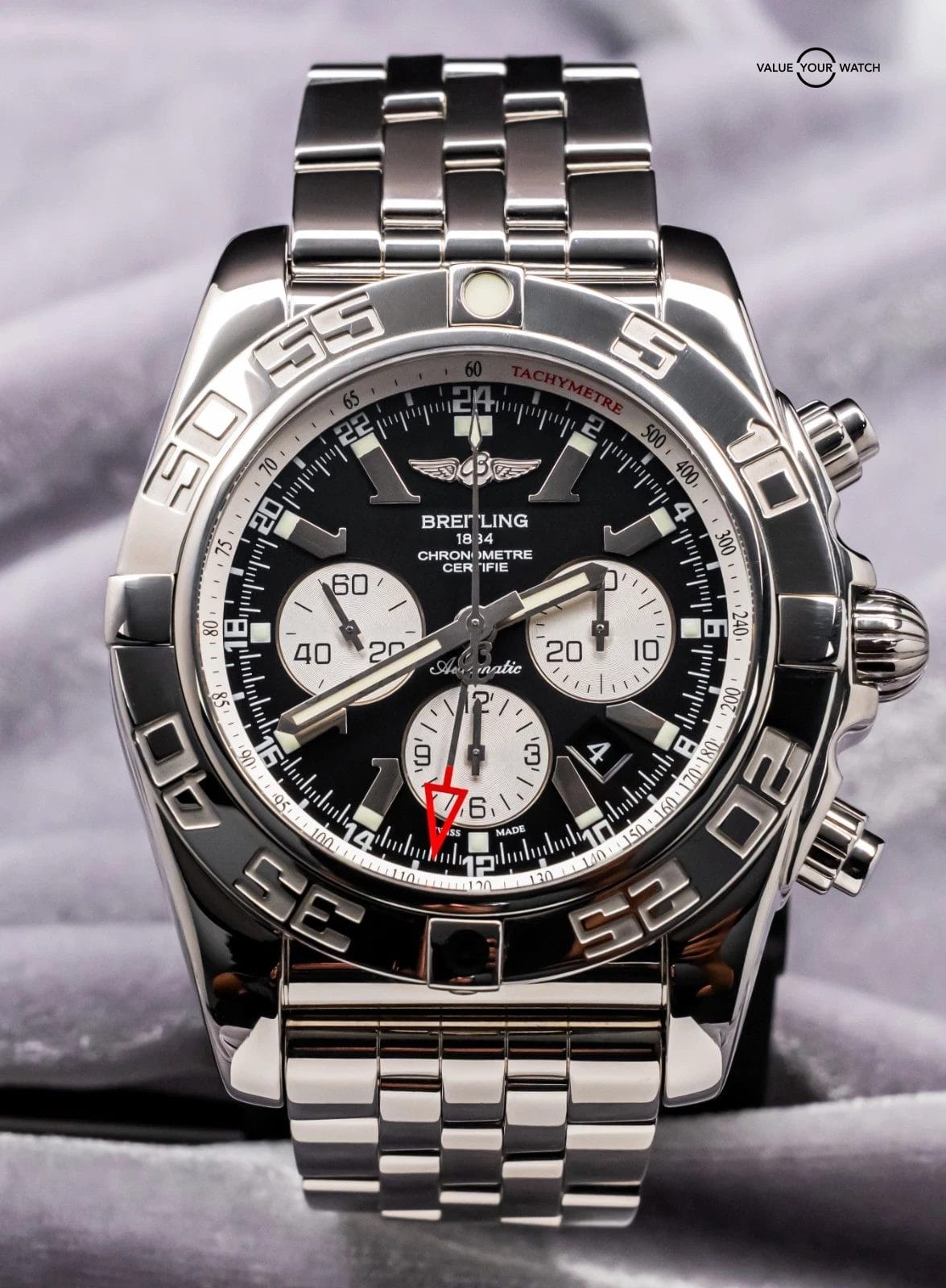Breitling Chronomat GMT 47 mm Black Dial $10K MSR Chronograph Stainless AB0410 - Image 18