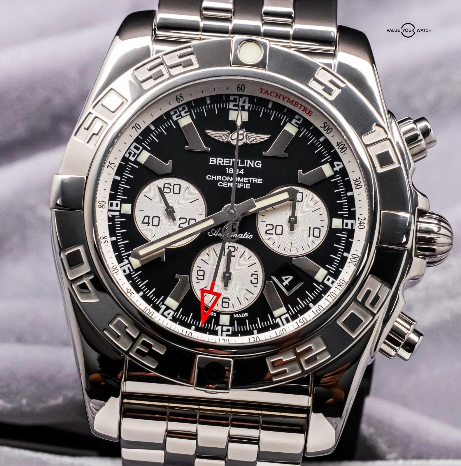 Breitling Chronomat GMT 47 mm Black Dial $10K MSR Chronograph Stainless AB0410 - Image 19