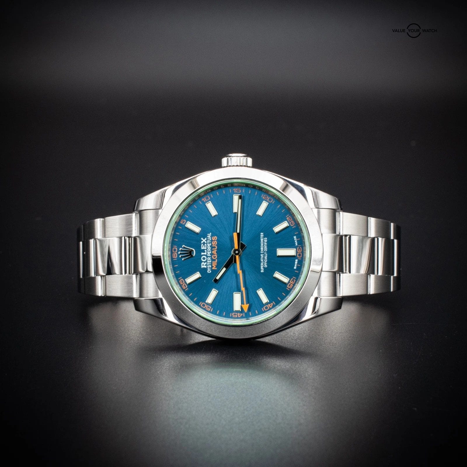 Rolex Oyster Perpetual Milgauss 40mm Blue Dial, Ref. 116400GV w/ B&P - Image 5