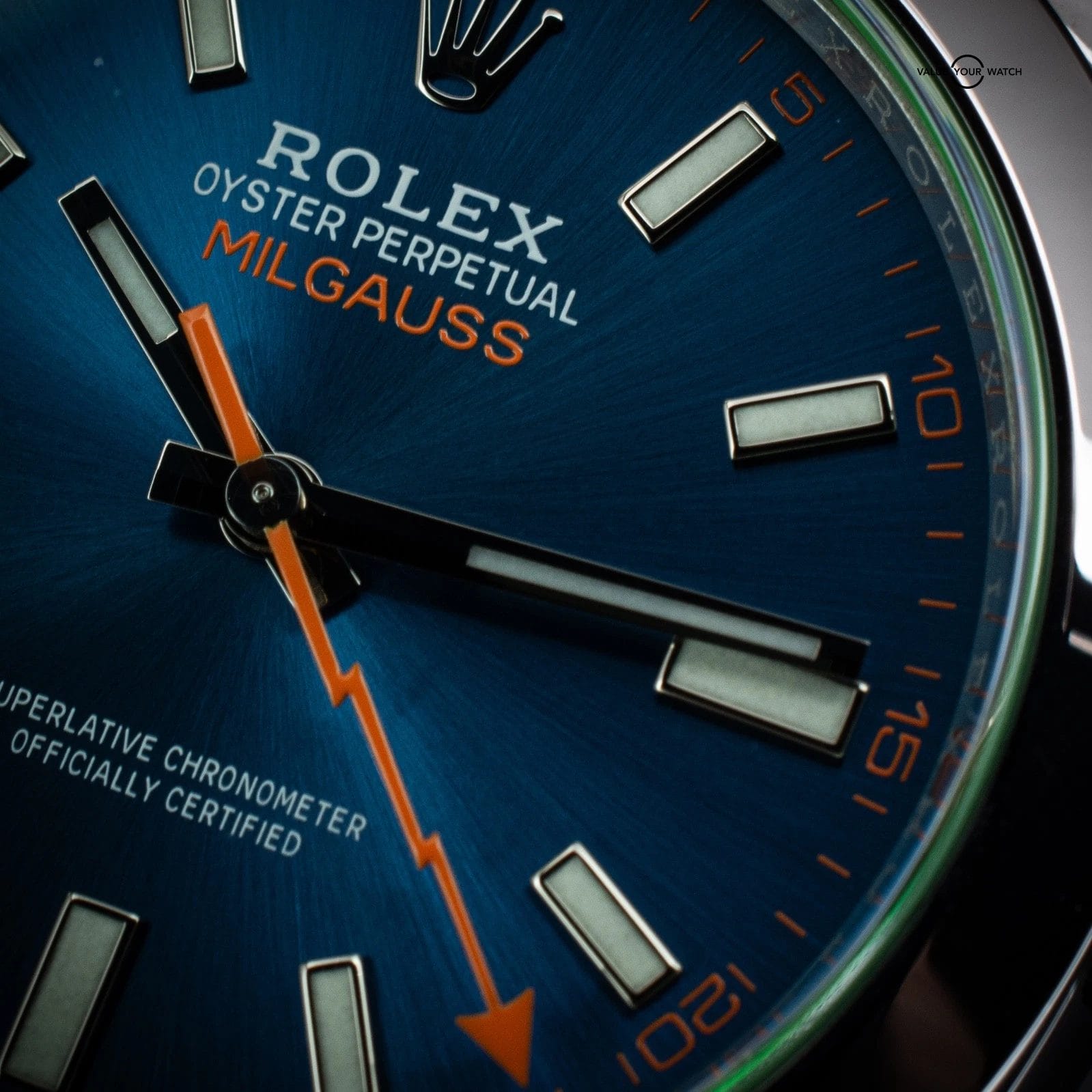 Rolex Oyster Perpetual Milgauss 40mm Blue Dial, Ref. 116400GV w/ B&P - Image 7