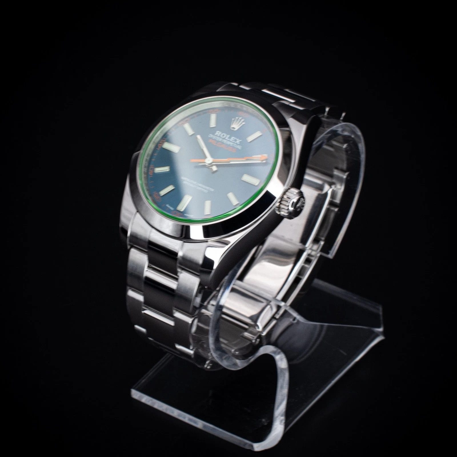 Rolex Oyster Perpetual Milgauss 40mm Blue Dial, Ref. 116400GV w/ B&P - Image 14