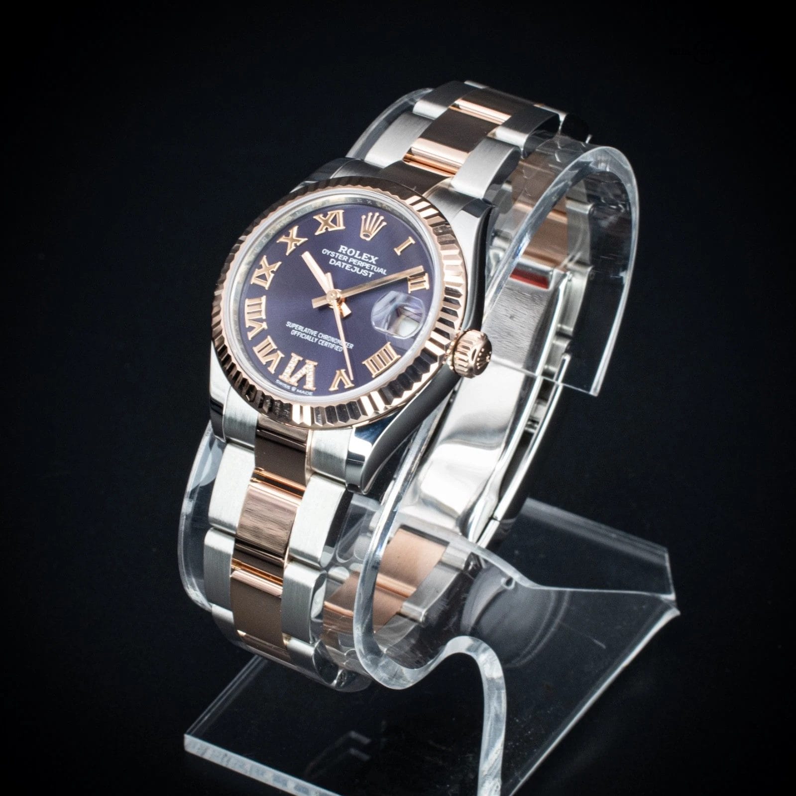 Rolex Datejust 31mm Aubergine Pave Dial, Ref. 278271 w/ B&P - Image 3