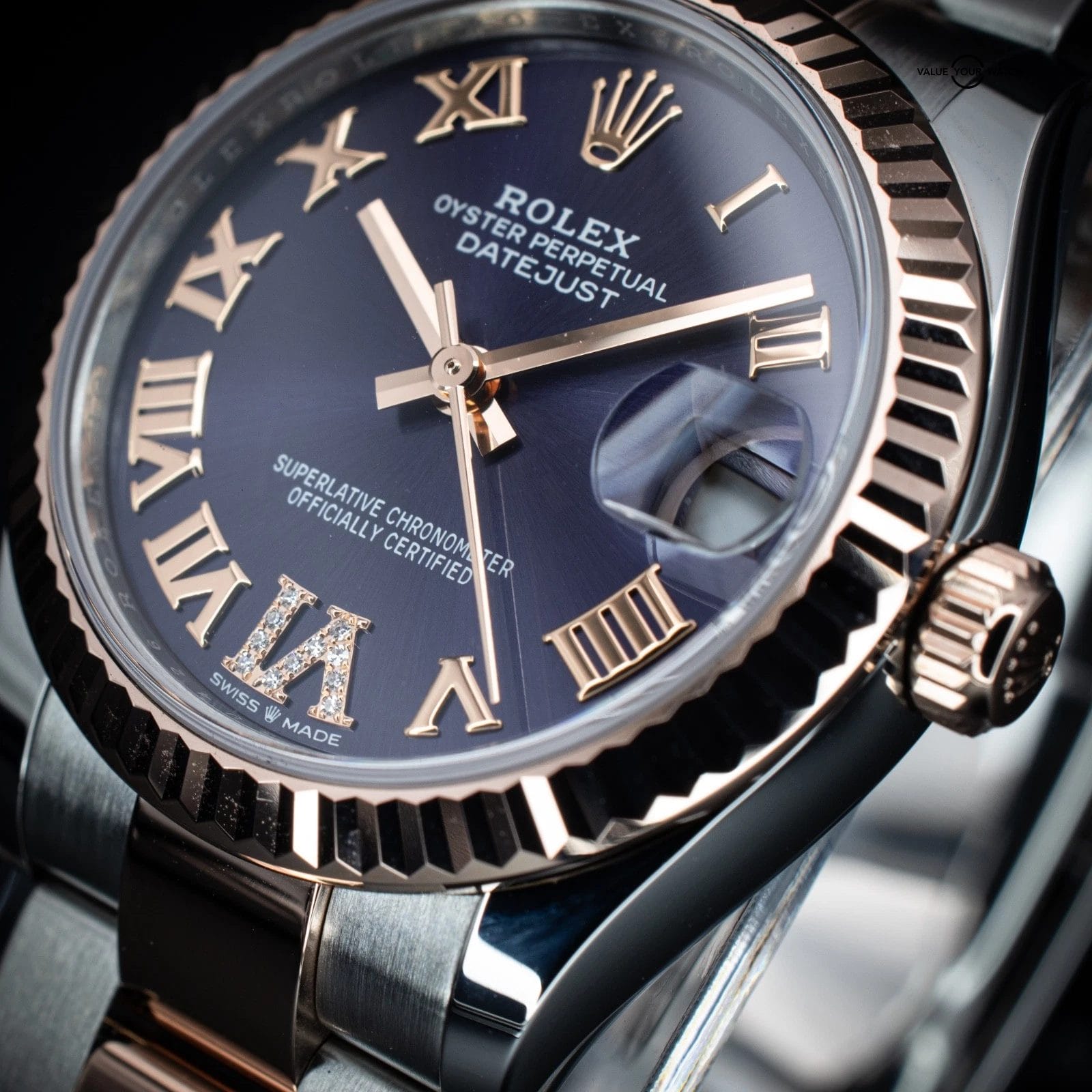 Rolex Datejust 31mm Aubergine Pave Dial, Ref. 278271 w/ B&P - Image 14