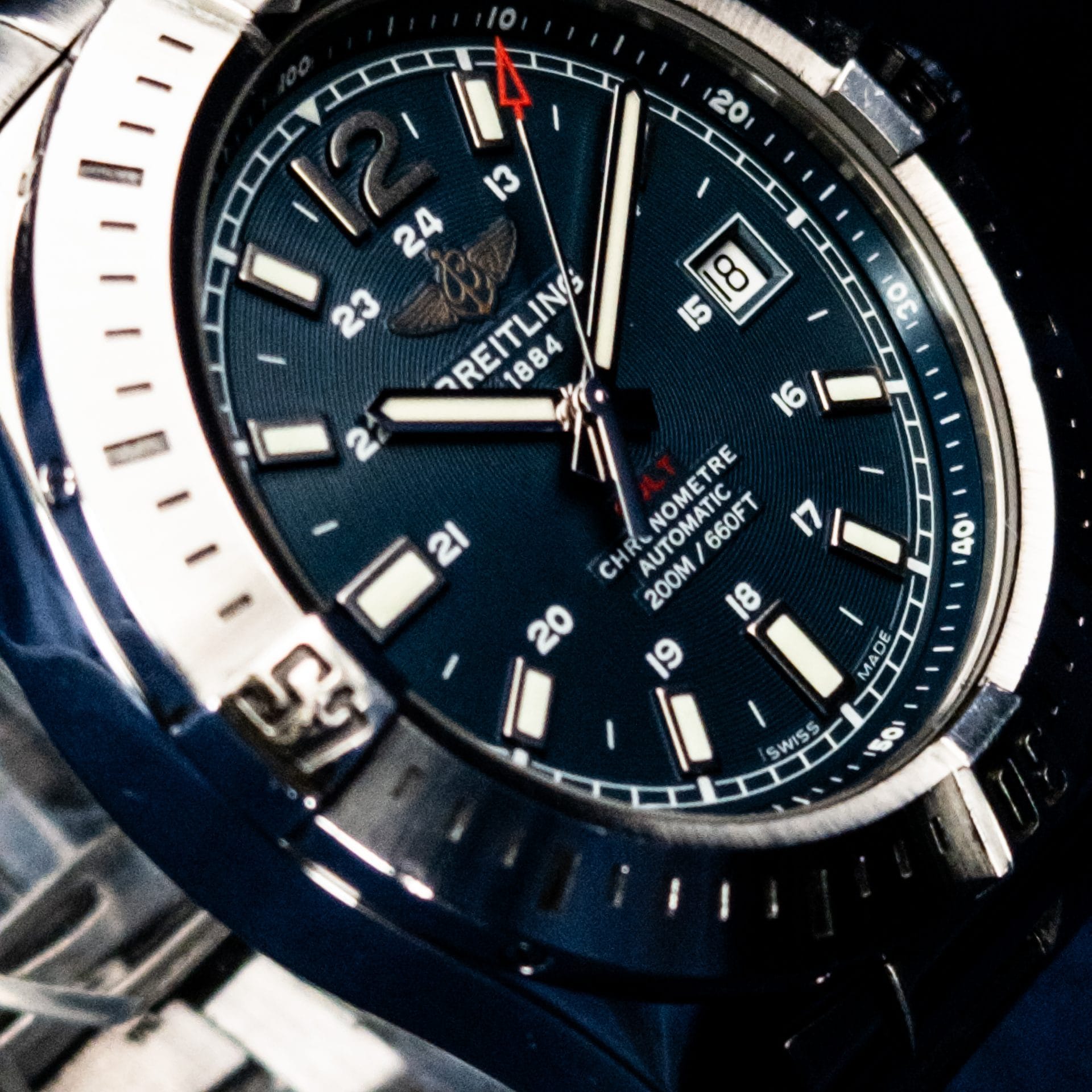 Breitling Colt Ref # A17388 Automatic Blue Dial 44 mm Steel Full Set - Image 3