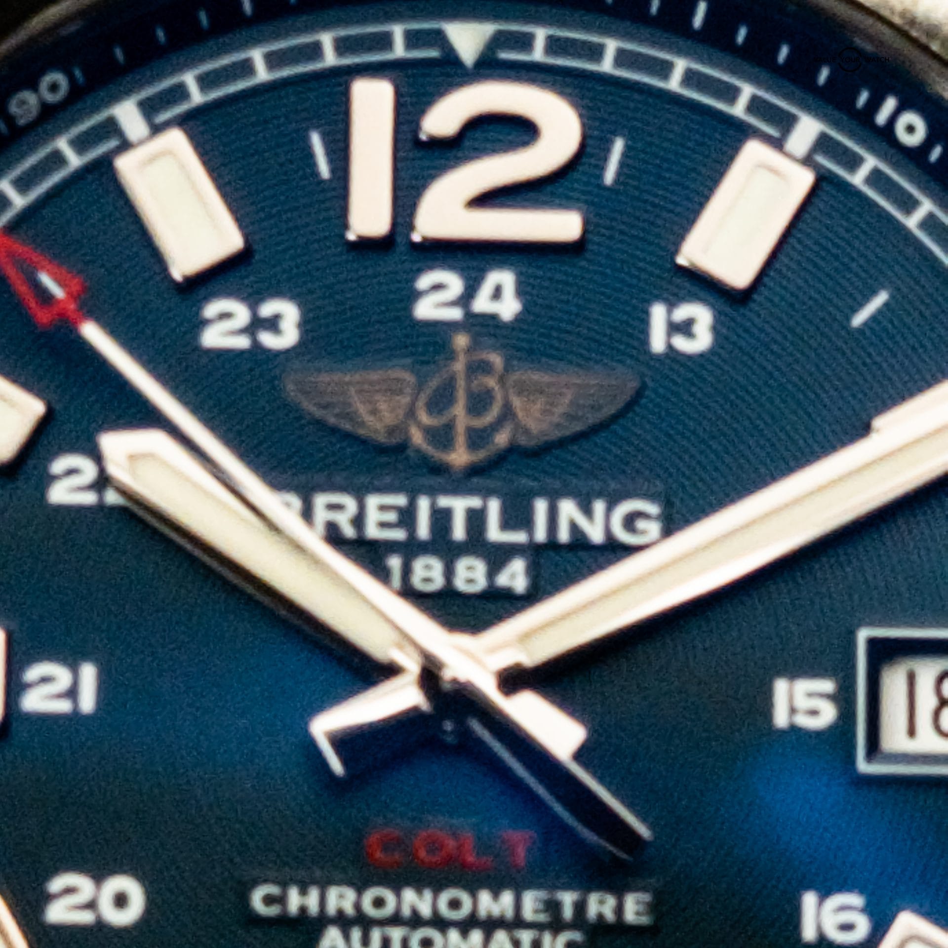 Breitling Colt Ref # A17388 Automatic Blue Dial 44 mm Steel Full Set - Image 5