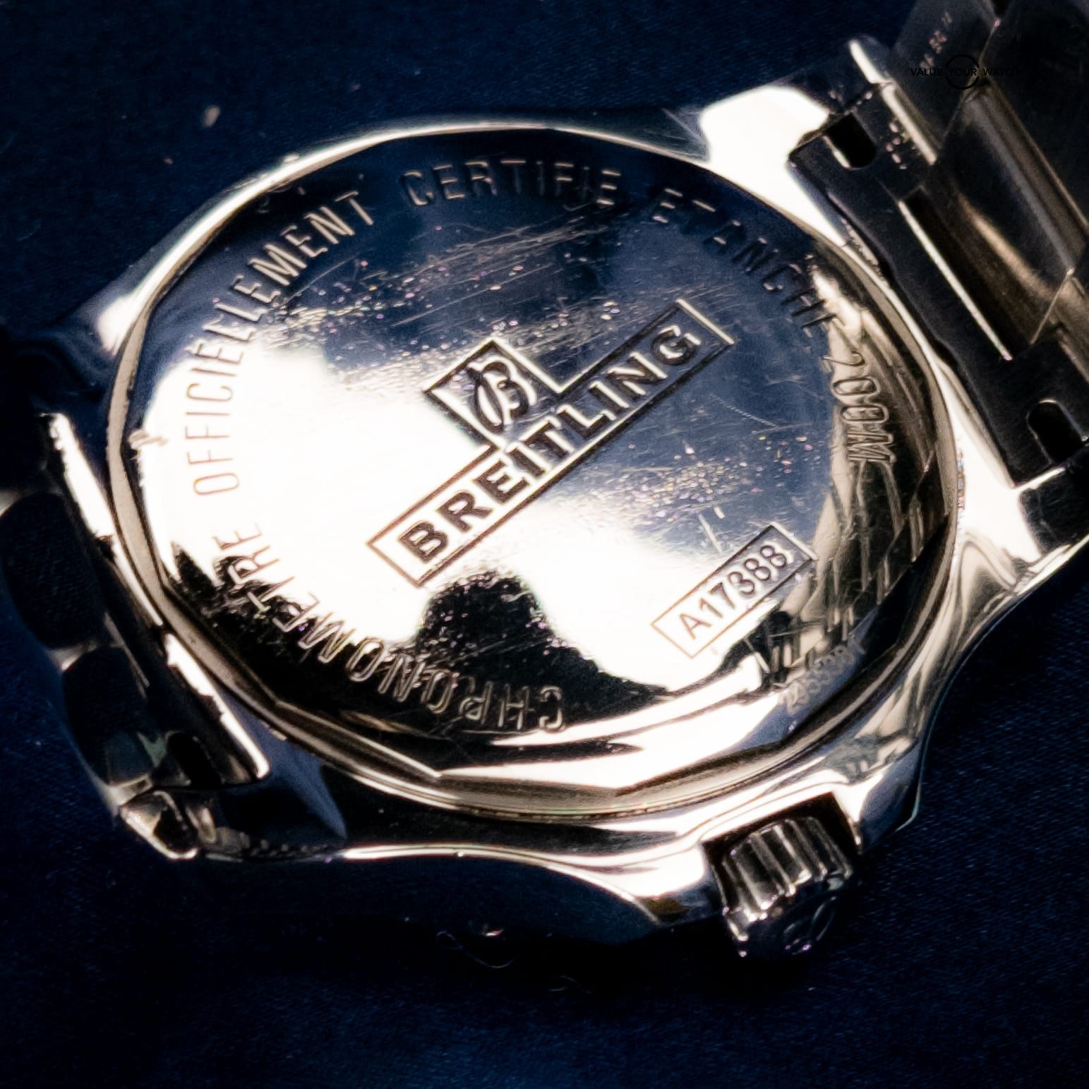 Breitling Colt Ref # A17388 Automatic Blue Dial 44 mm Steel Full Set - Image 8