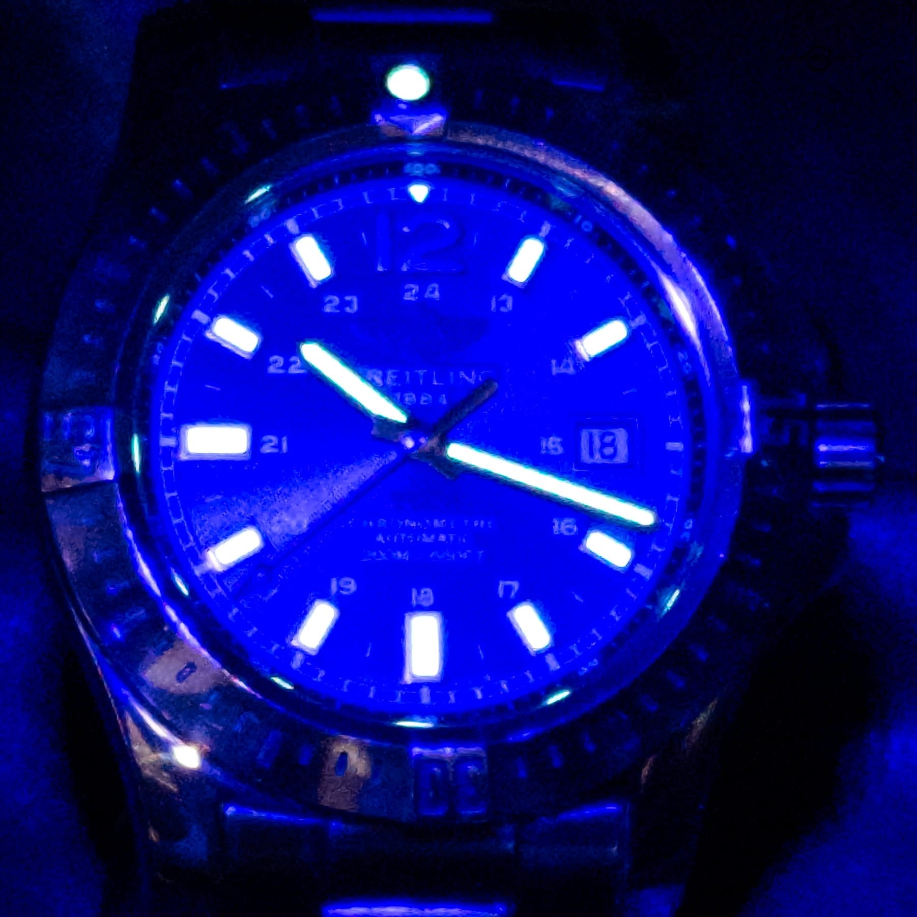 Breitling Colt Ref # A17388 Automatic Blue Dial 44 mm Steel Full Set - Image 17