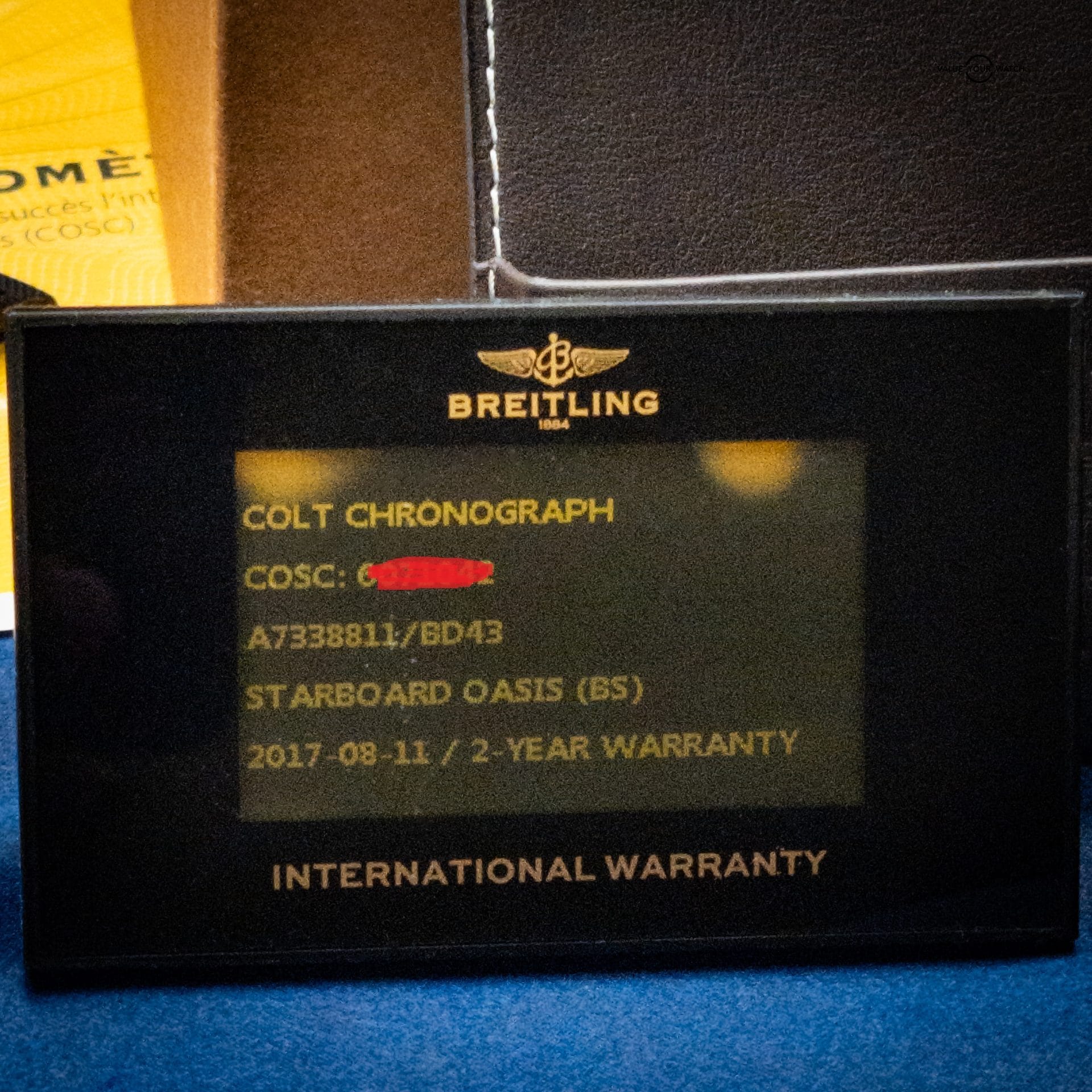 Breitling Colt Chronograph A73388 – 44mm Black Dial, Steel on Black Leather B&P + 2 Extra Straps - Image 17