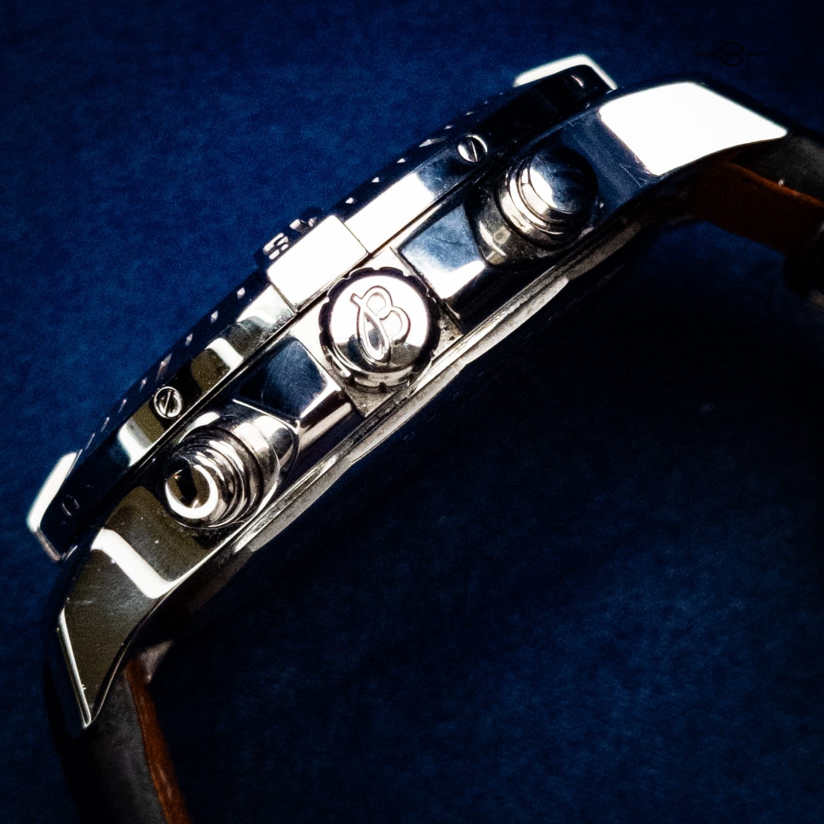 Breitling Colt Chronograph A73388 – 44mm Black Dial, Steel on Black Leather B&P + 2 Extra Straps - Image 13