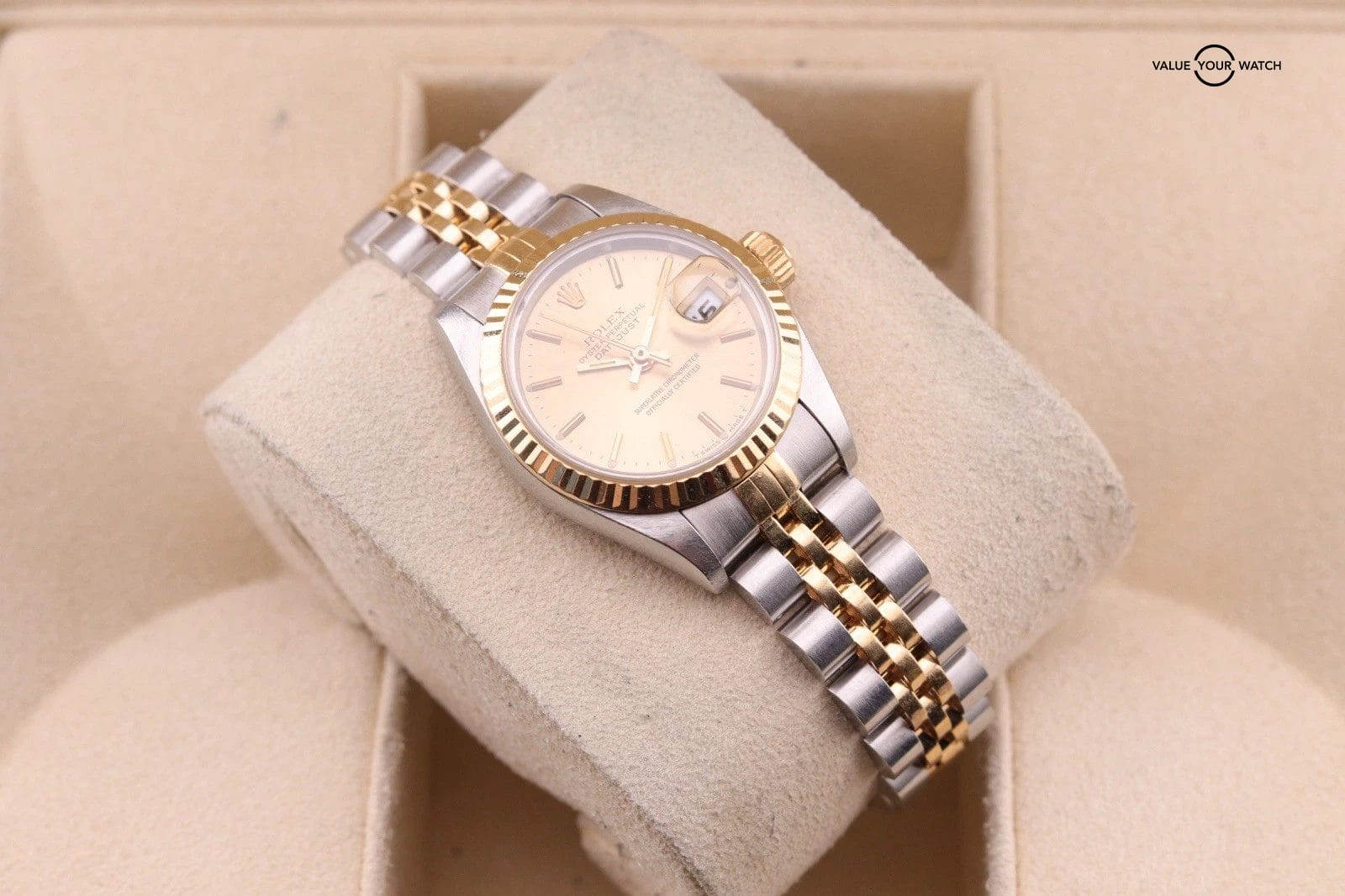 Ladies Rolex Datejust 26mm | ref 69173 | watch only | 18kt Gold x Steel - Image 13