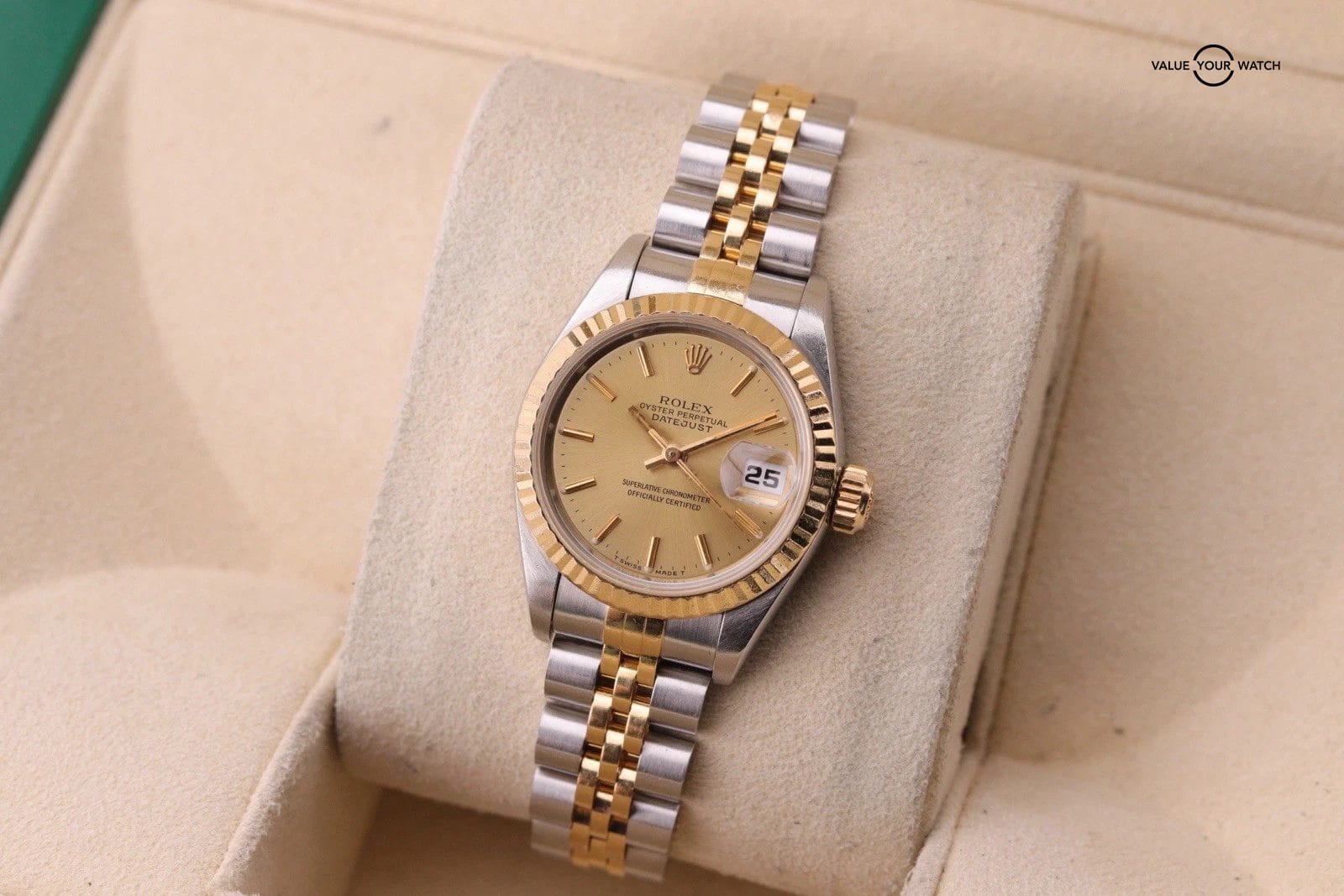 Ladies Rolex Datejust 26mm | ref 69173 | watch only | 18kt Gold x Steel - Image 15